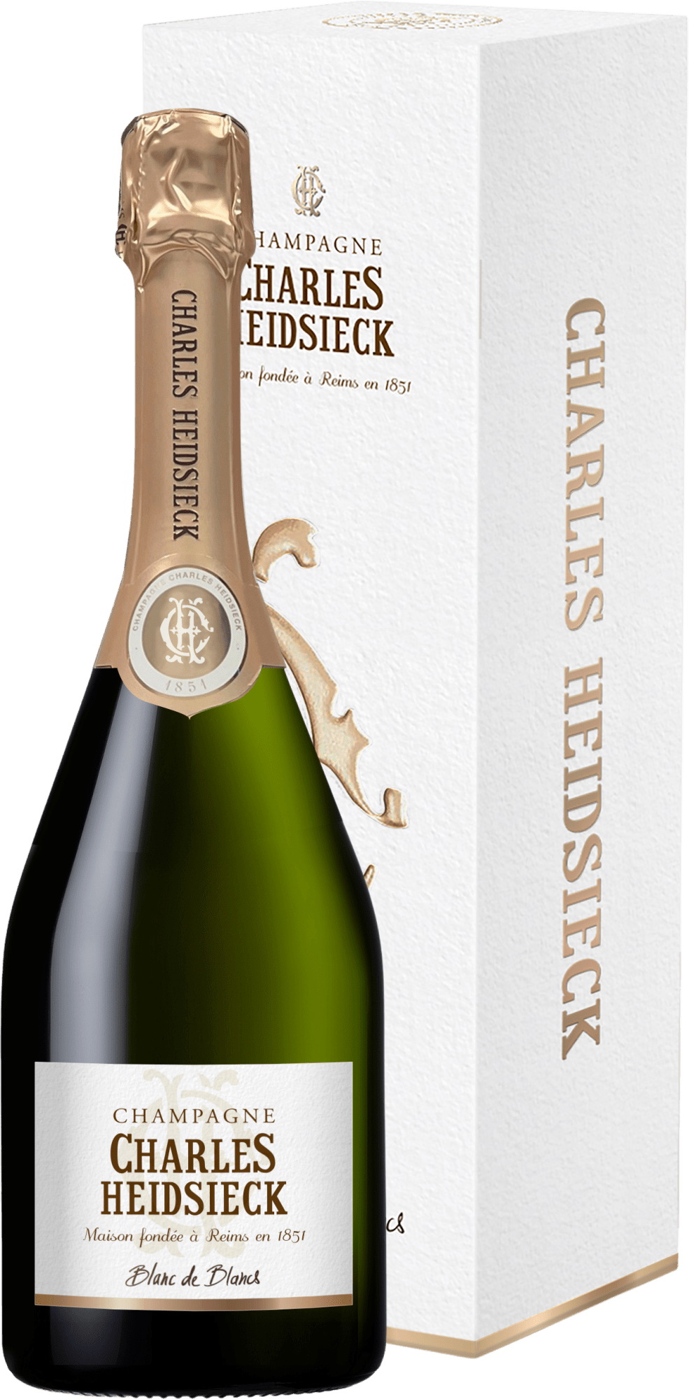 Charles Heidsieck Champagner Blanc de Blancs in Geschenkverpackung
