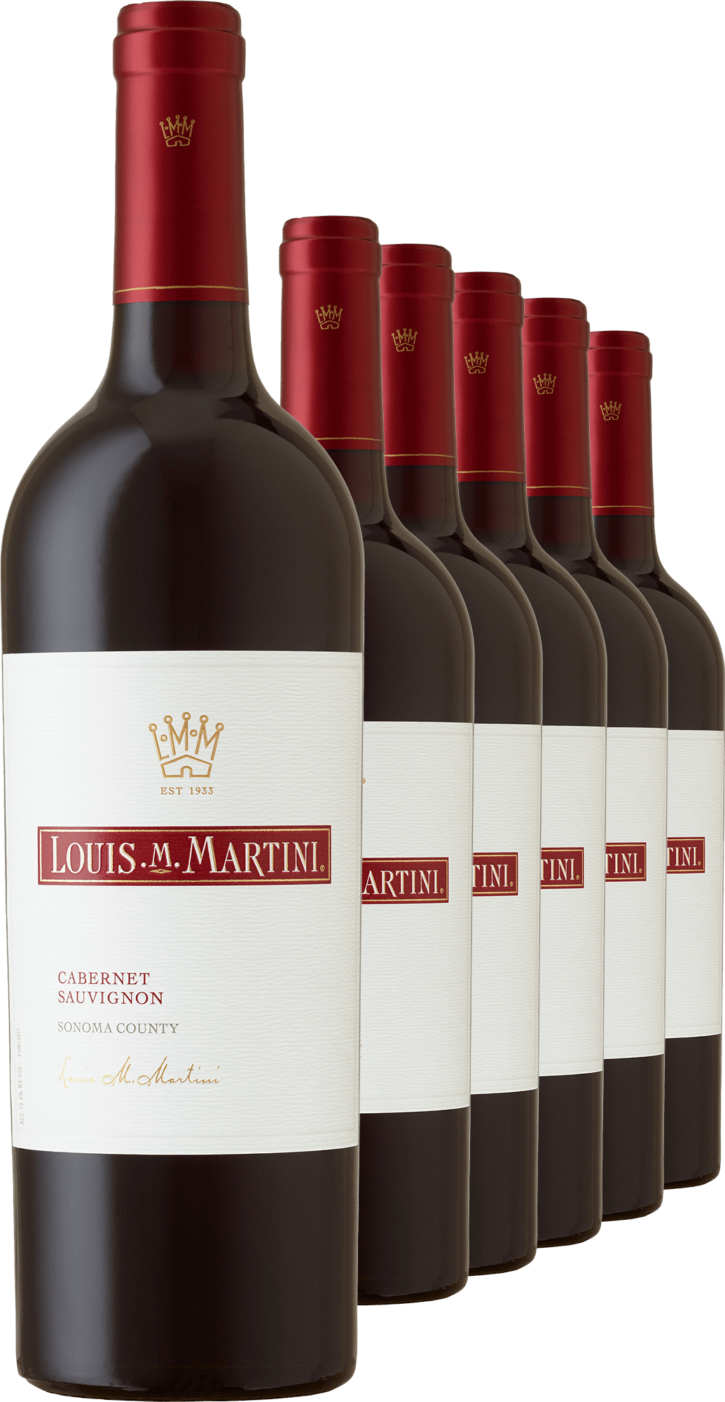 2019 Louis M. Martini Sonoma County Cabernet Sauvignon im 6er-Vorratspaket