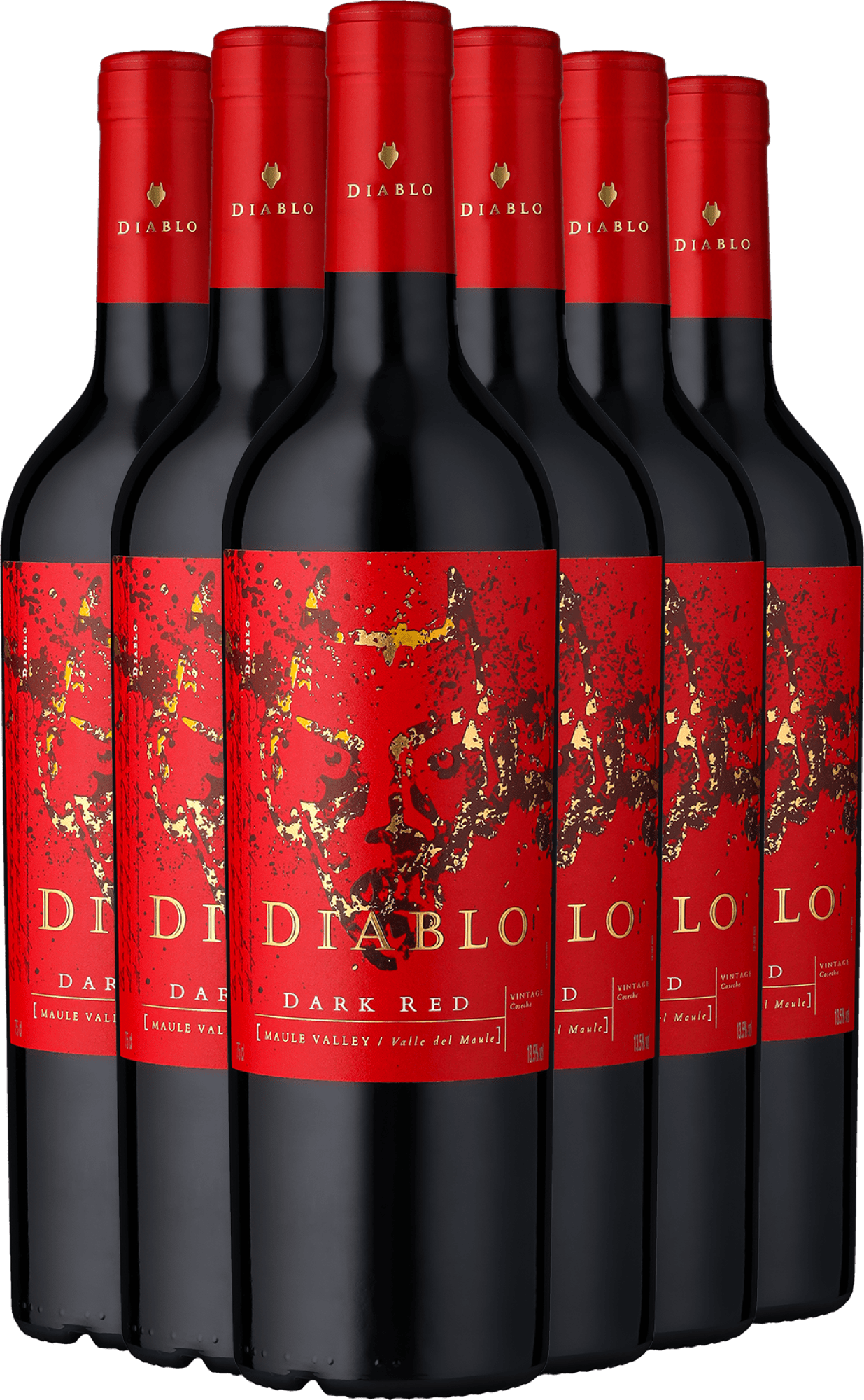 2023 Concha y Toro »Diablo« Dark Red im 6er-Vorratspaket
