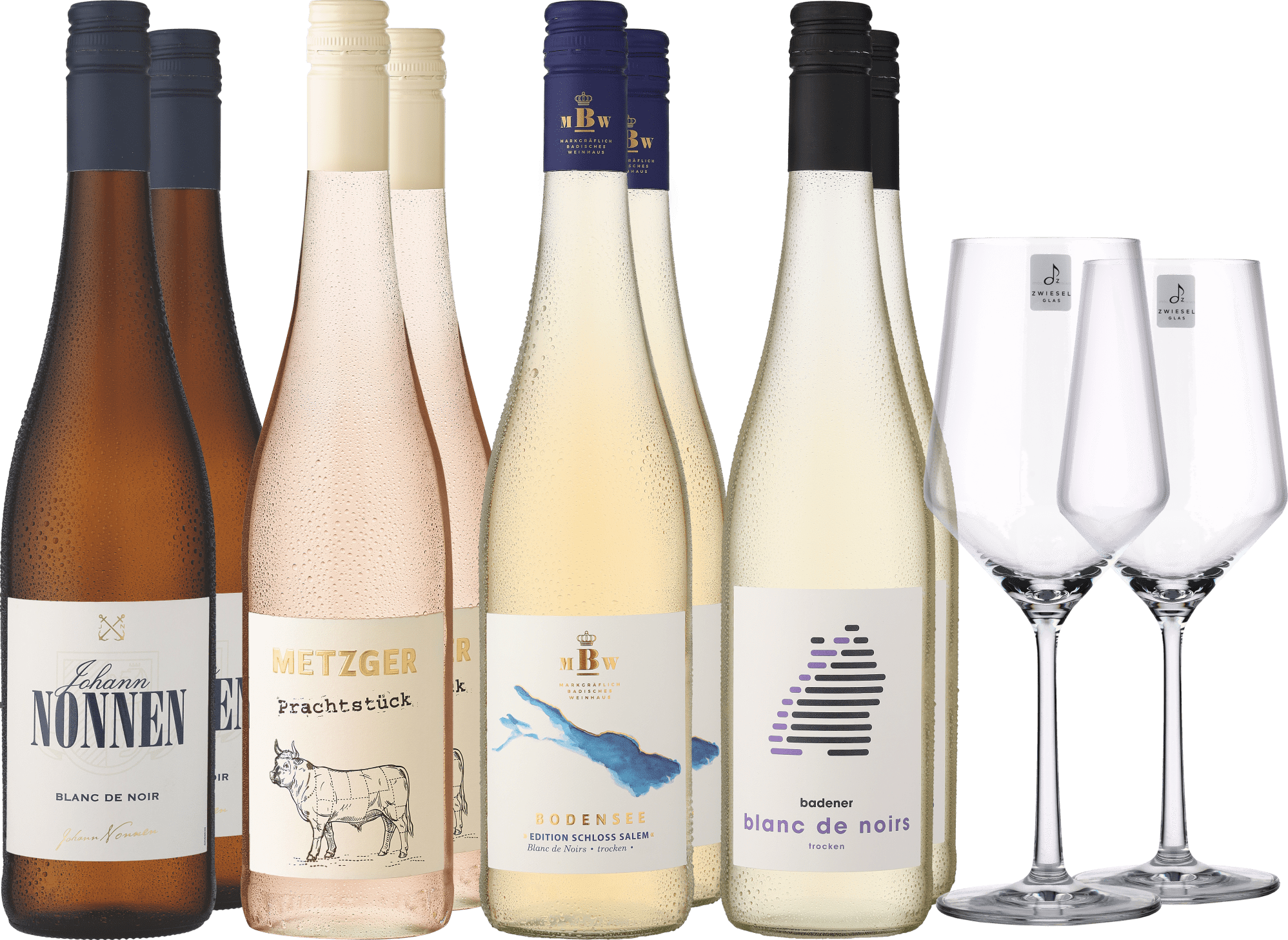 Thumbnail - 8er-Probierpaket »Entdeckerpaket Blanc de Noirs«