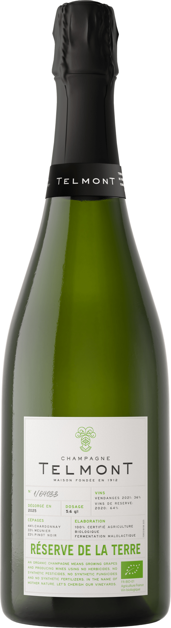 Telmont Champagner Réserve de la Terre