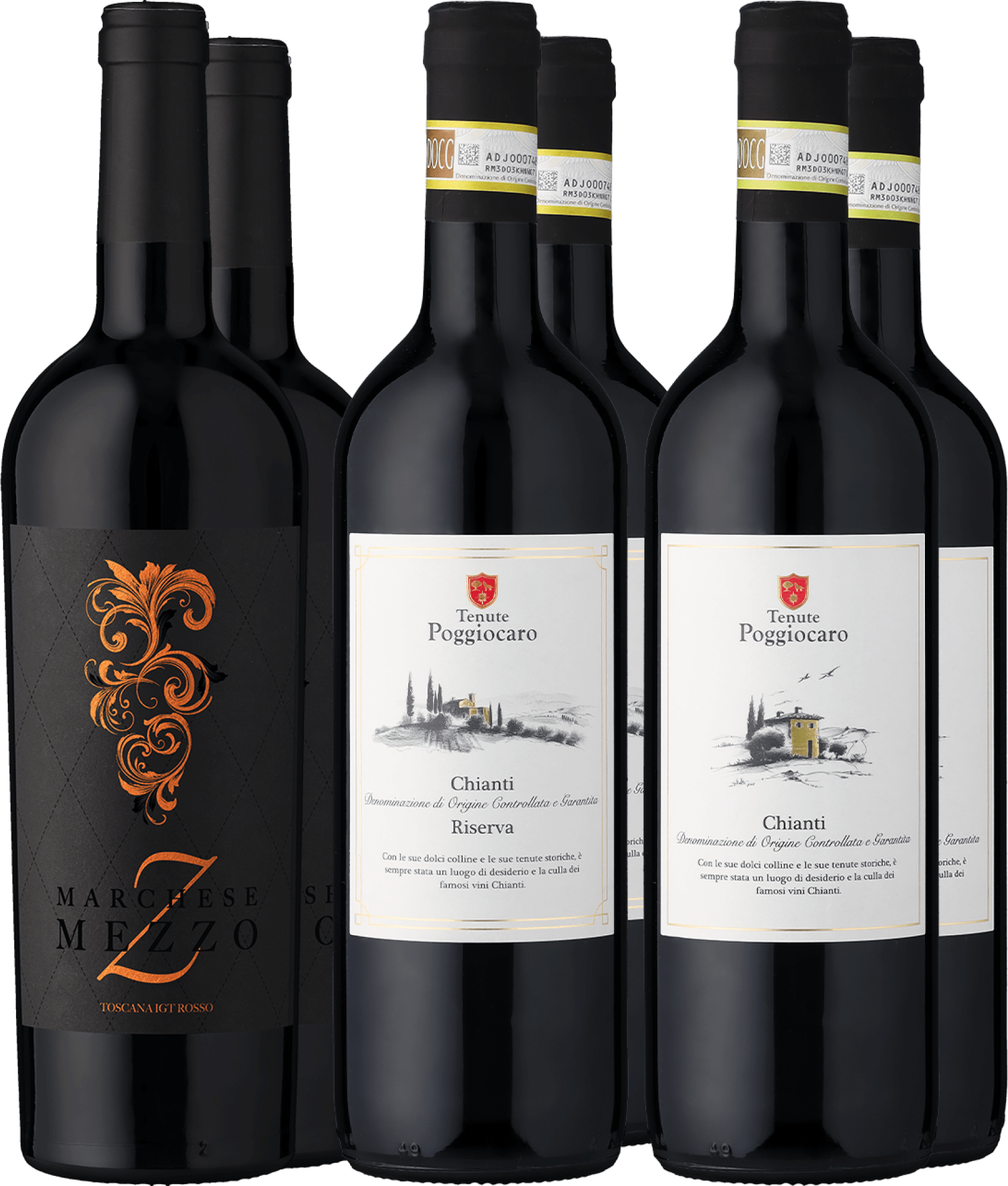 6er-Probierpaket »Toskana-Bestseller«