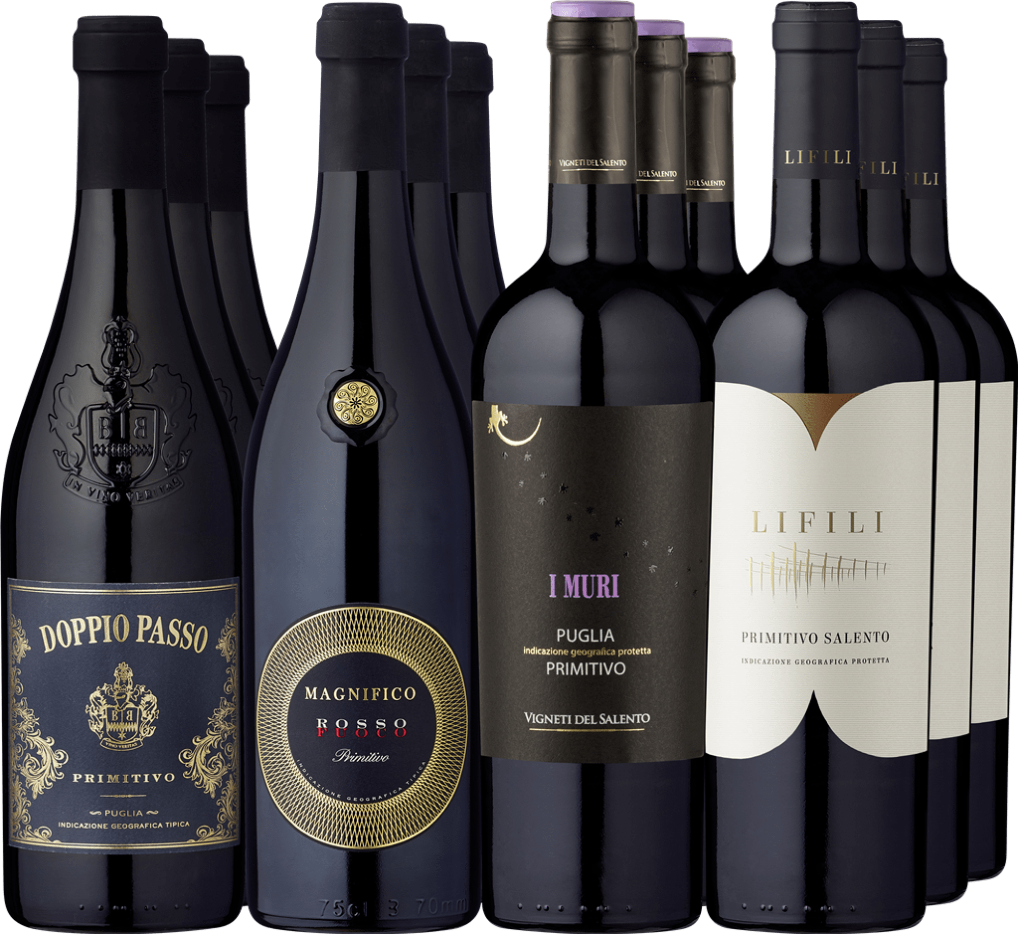 Thumbnail - 12er-Probierpaket »Primitivo - die Stars der Weinwelt«