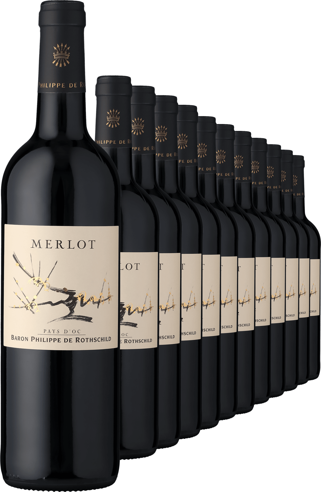 2024 Baron Philippe de Rothschild Merlot im 12er-Vorratspaket