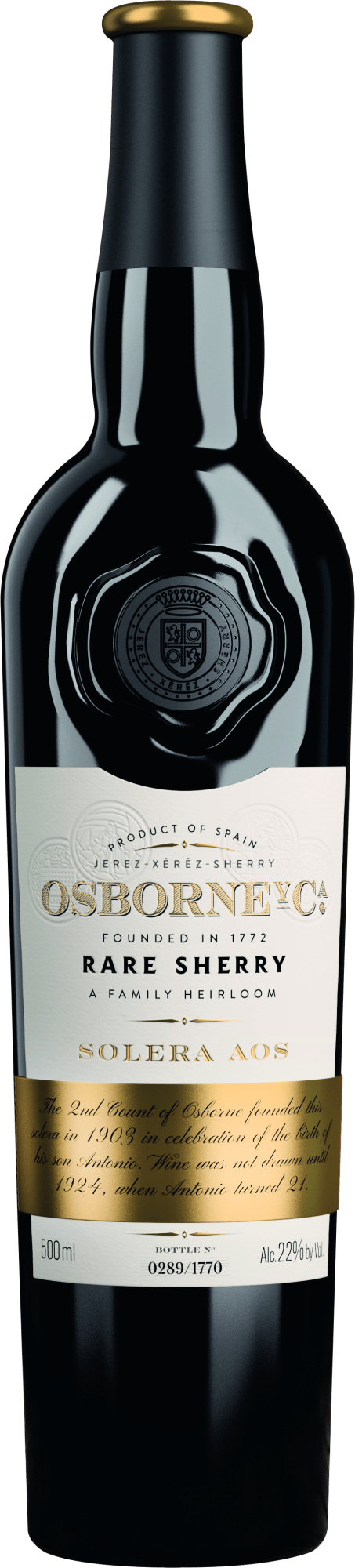 Osborne »RARE« Sherry Amontillado Solera AOS