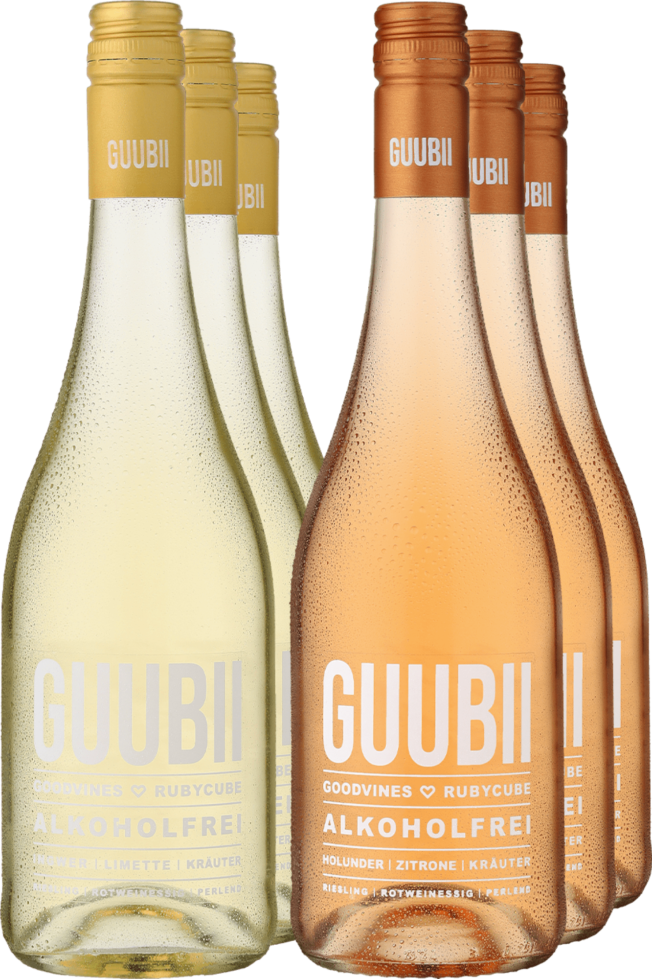 6er-PAKET »Gemischtes Doppel: GUUBII Alkoholfrei«