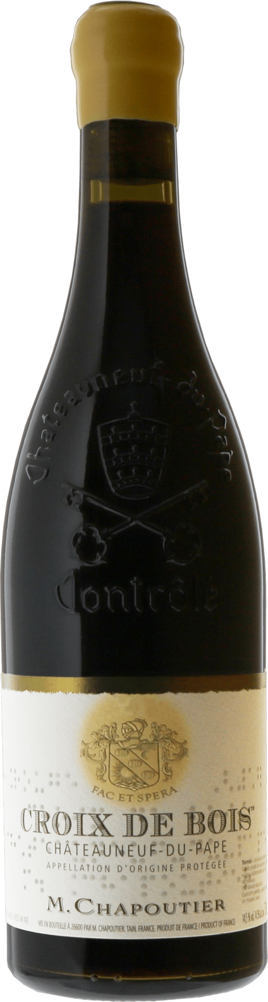 M. Chapoutier »Croix de Bois« Rouge - ab 6 Flaschen in der Holzkiste - Demeter