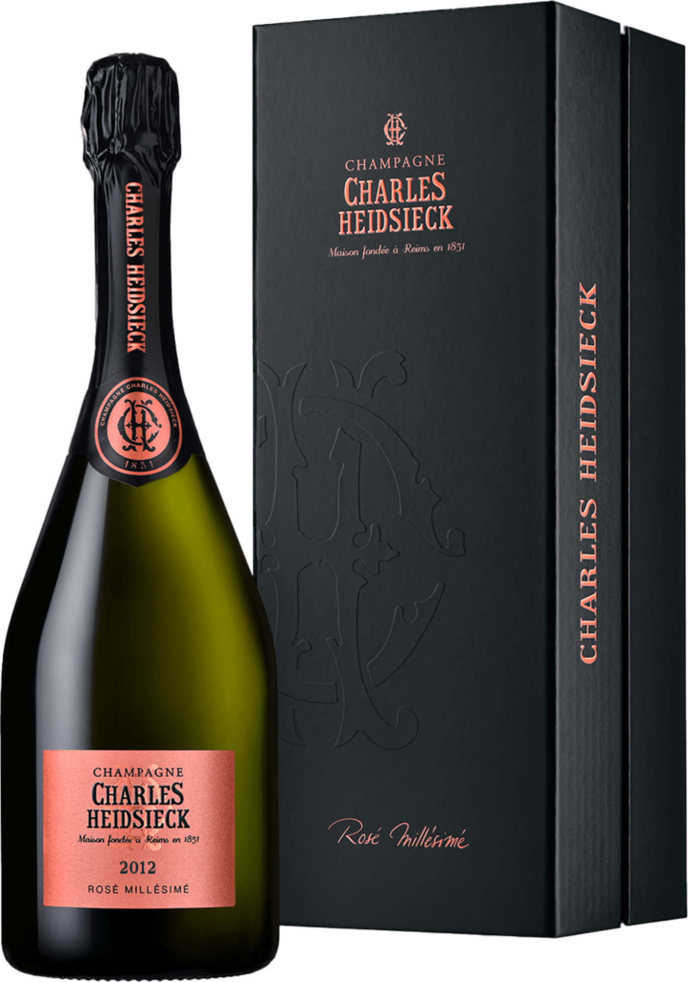 Thumbnail - Charles Heidsieck Champagner Brut Rosé Millésime in Geschenkverpackung