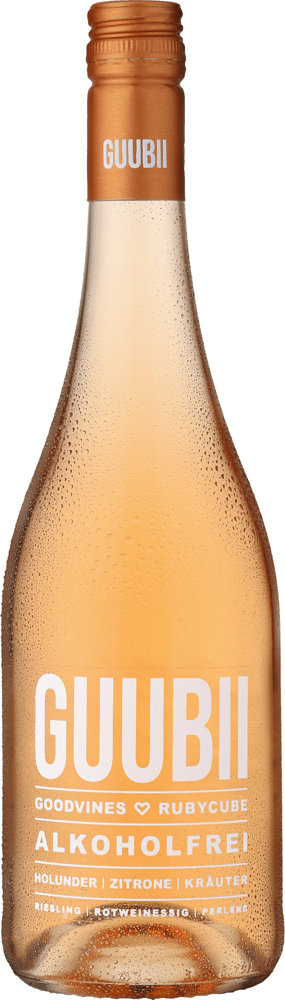 GUUBII Holunder-Zitrone Weinaperitif Alkoholfrei