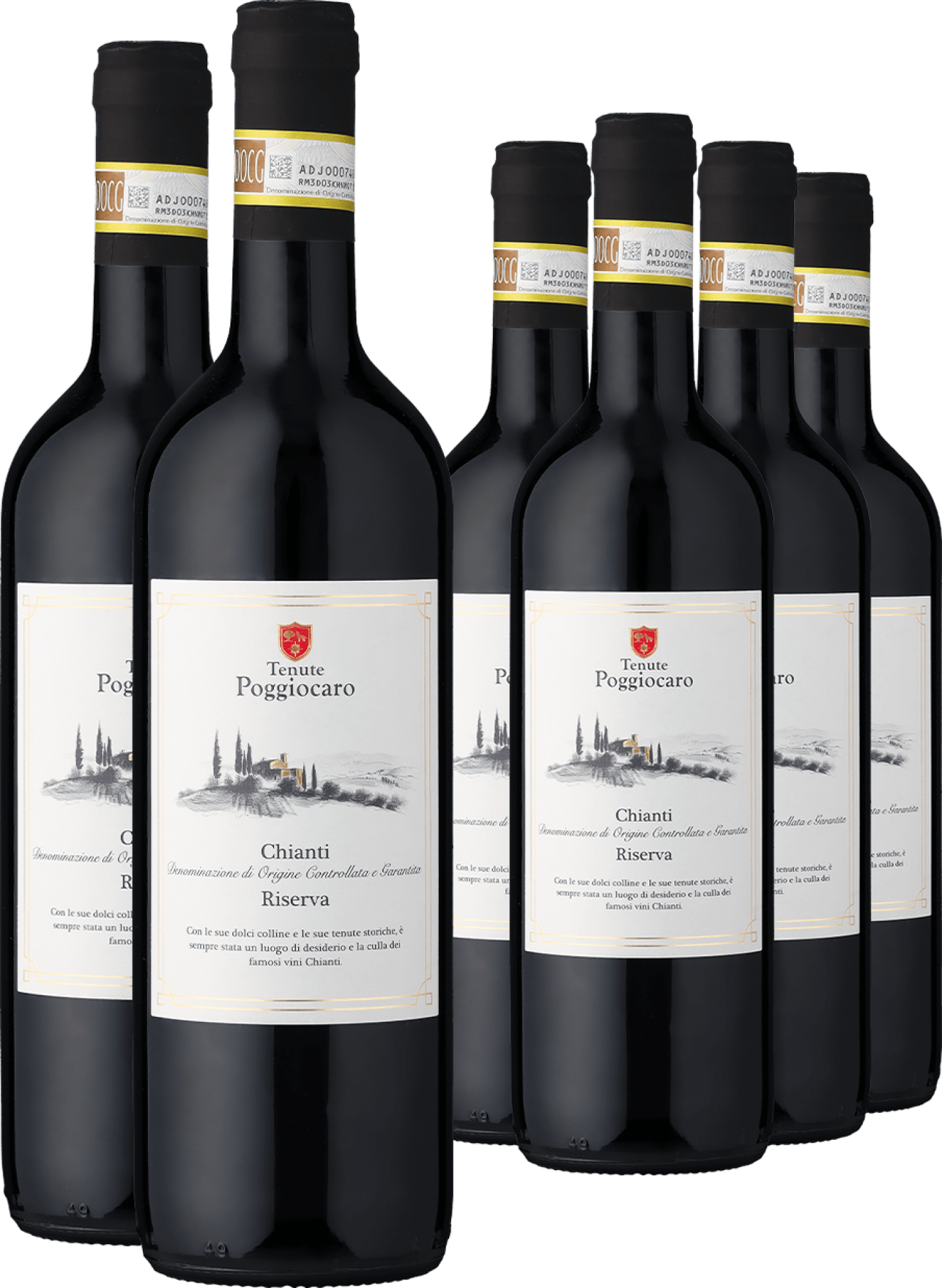 4+2-PAKET Tenute Poggiocaro Chianti Riserva 2022
