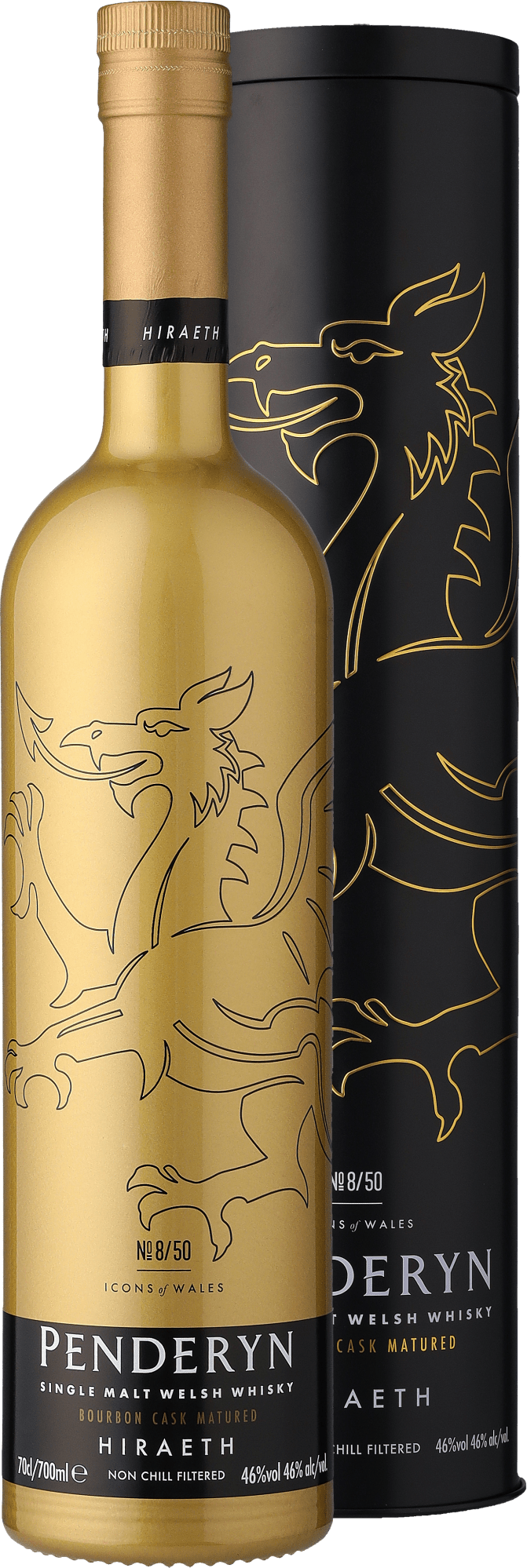 Penderyn Hiraeth Icon of Wales No. 8 Single Malt Welsh Whisky