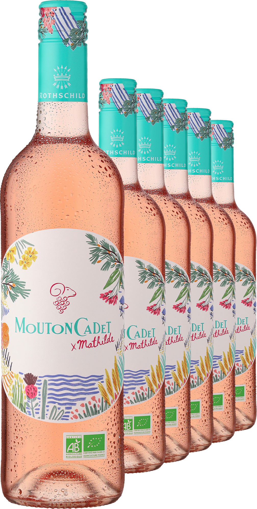 2024 Mouton Cadet »Mathilde« Rosé – Bio im 6er-Vorratspaket