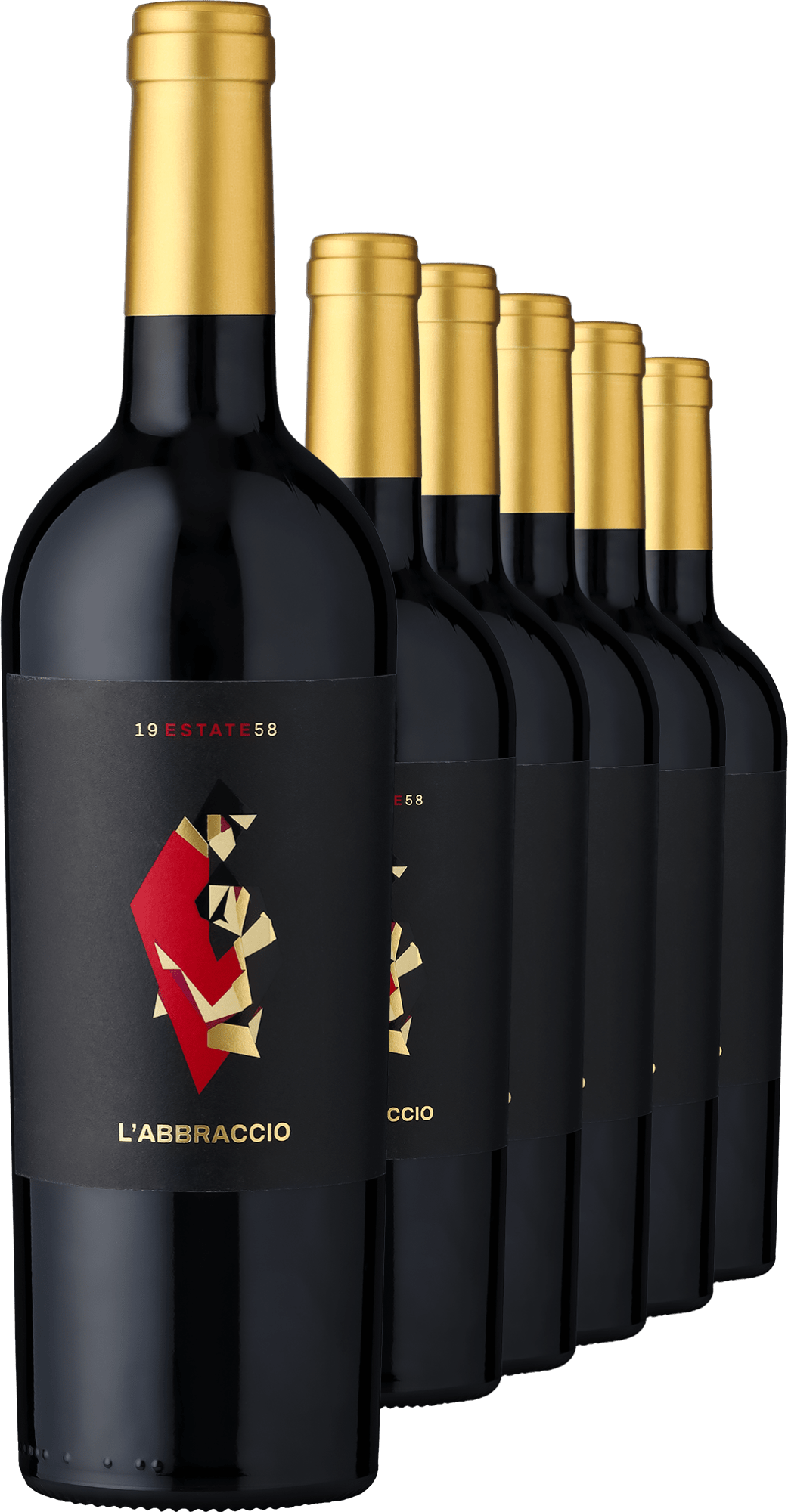2021 Estate 1958 Nero d'Avola »L'Abbraccio« im 6er-Vorratspaket
