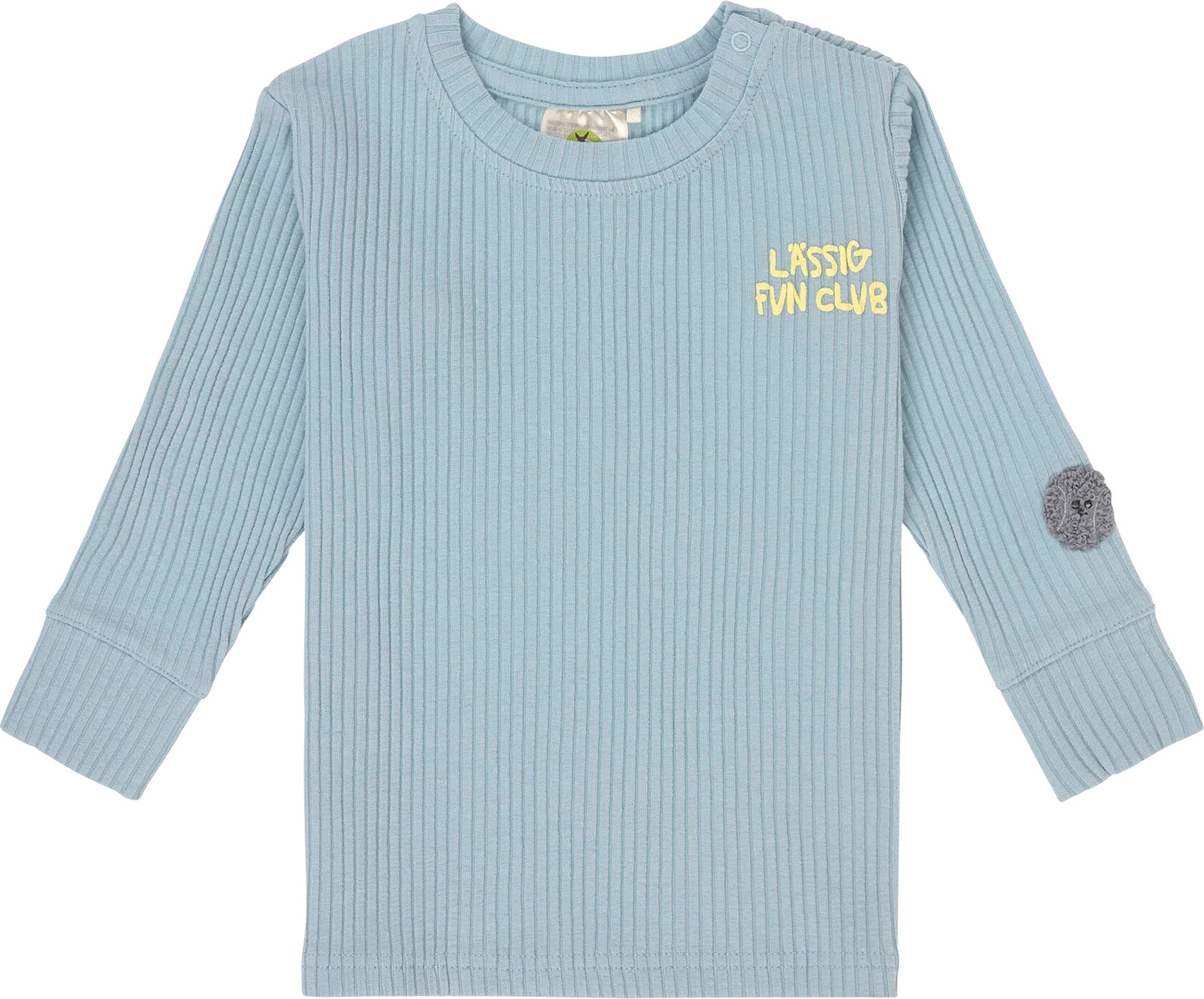 Lässig Shirt langarm Fun Club Rippqualität