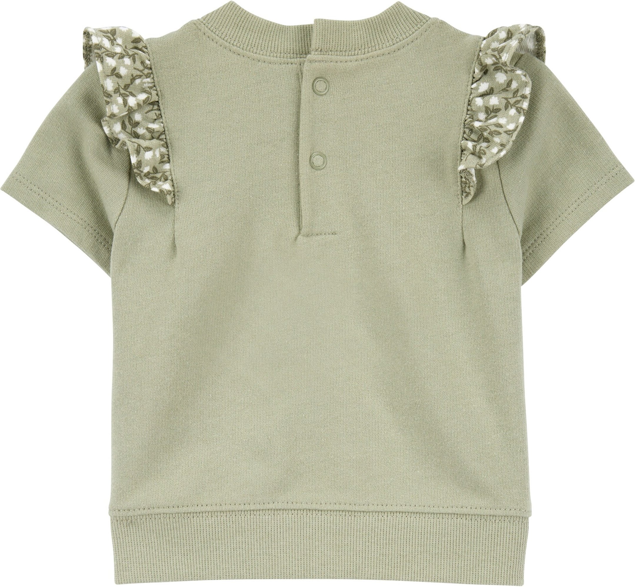 Carter's 3-tlg. Set Body kurzarm, T-Shirt und Shorts Blumen