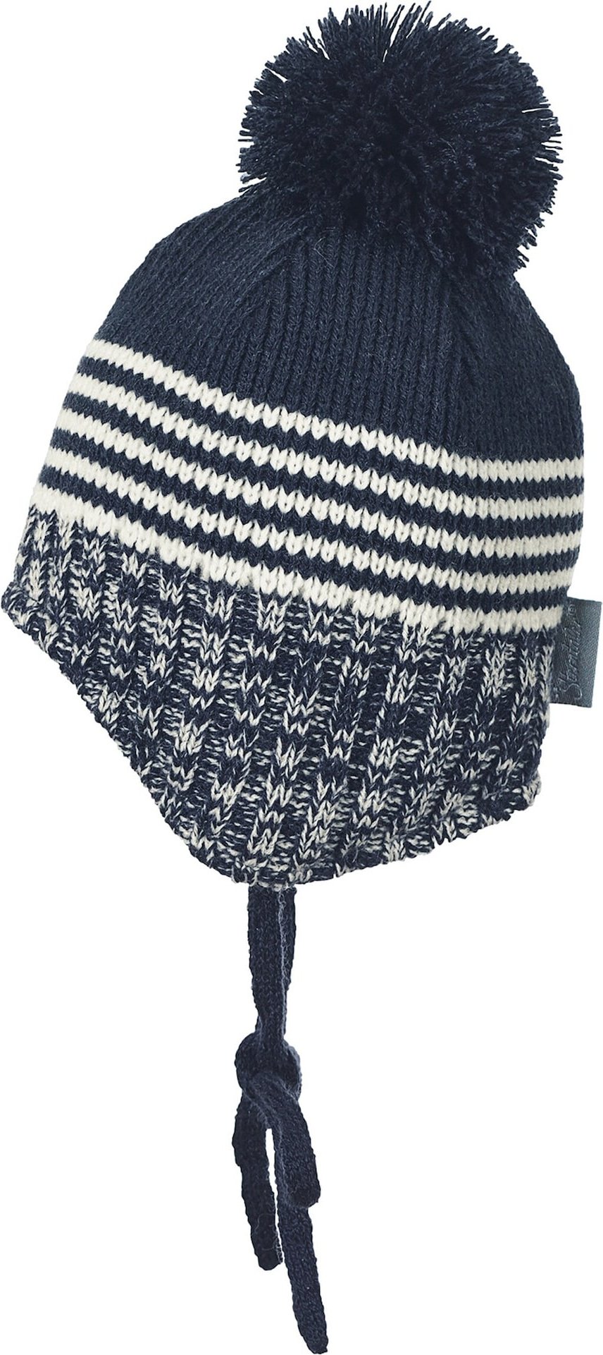 Sterntaler Wintermütze Strick Bommel