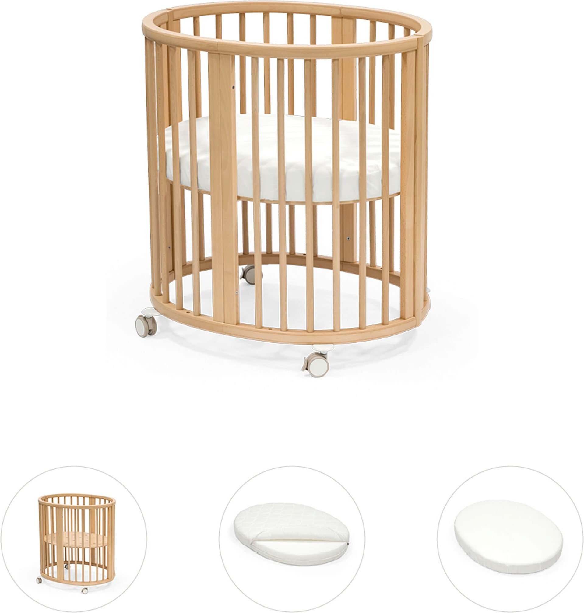 Thumbnail - Stokke® Sleepi™ Bundle Sleepi Mini inkl. Matratze und Spannbetttuch