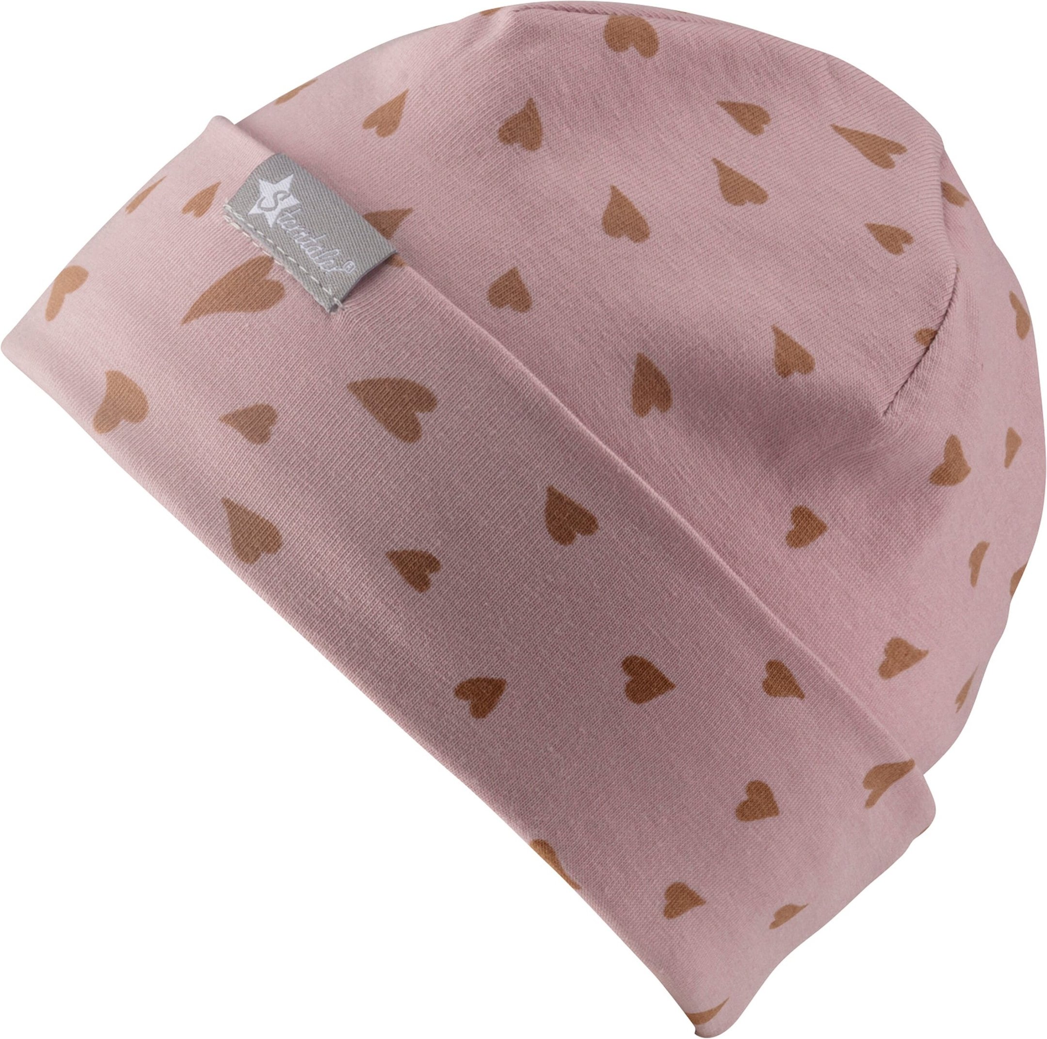 Sterntaler Beanie mit UV-Schutz Herzen