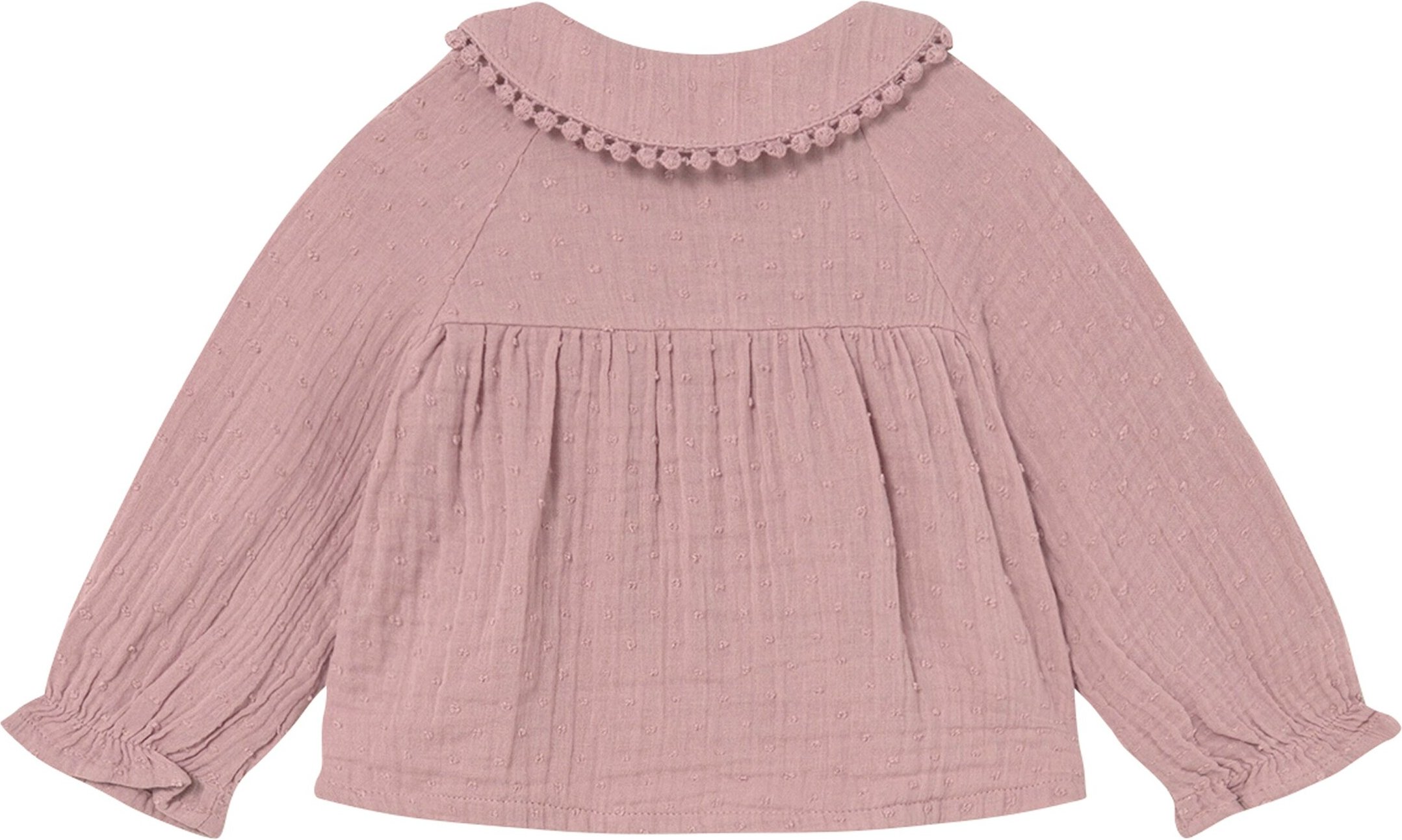 Mayoral Musselin-Bluse langarm mit Bubikragen