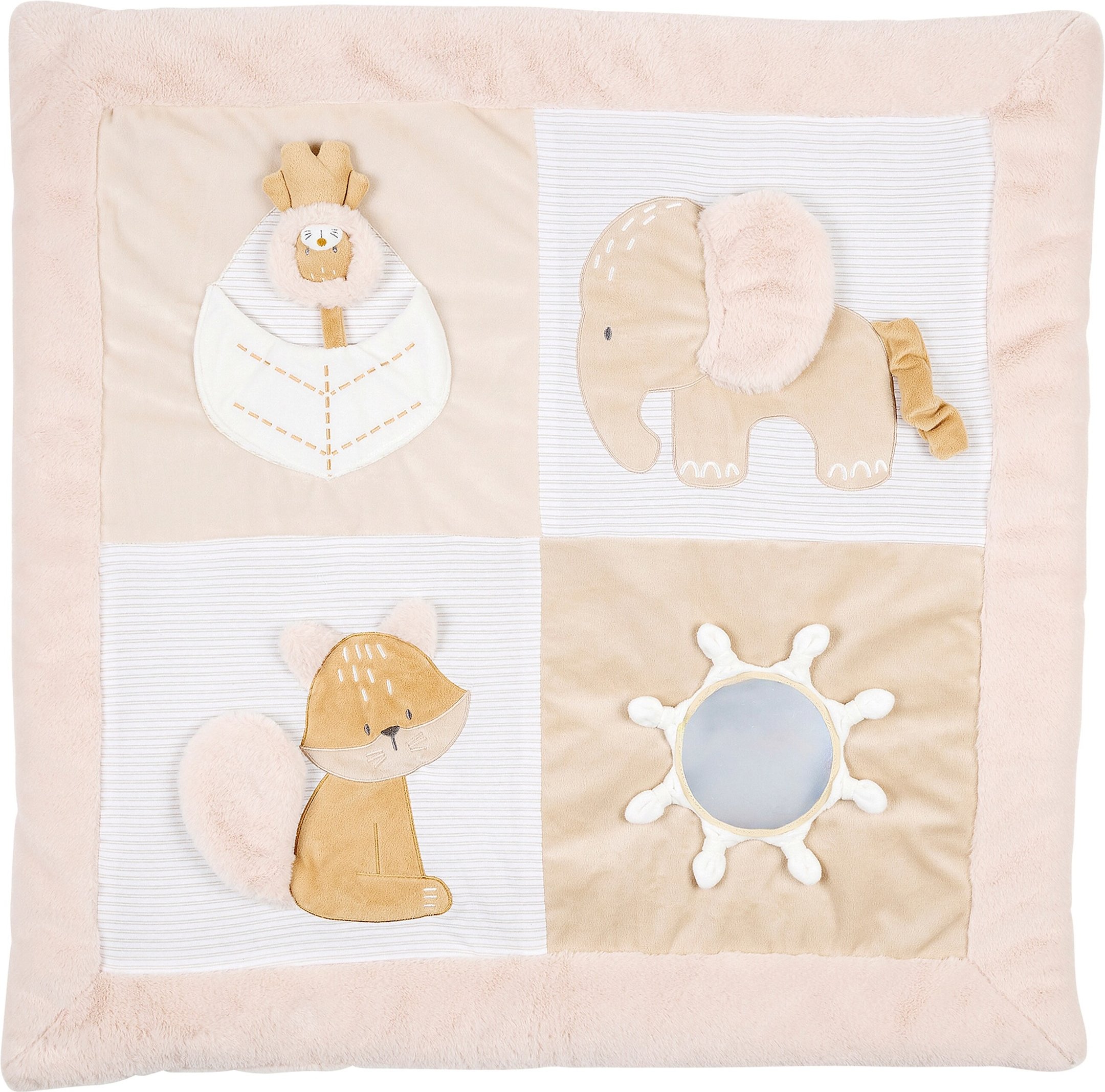 Nattou Spielbogen mit Krabbeldecke Flo, Ernest & Oli