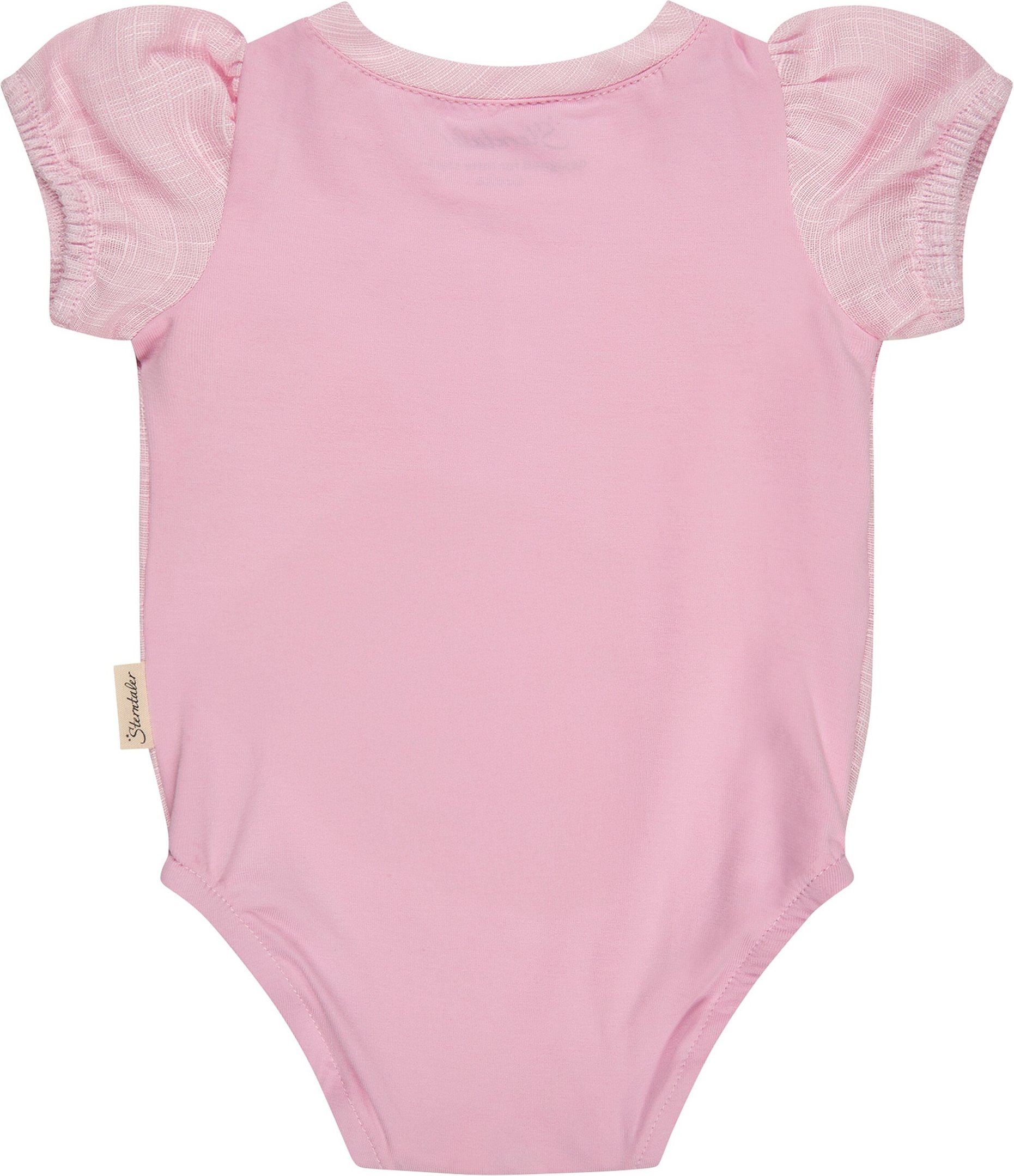 Sterntaler Body kurzarm Leinenoptik