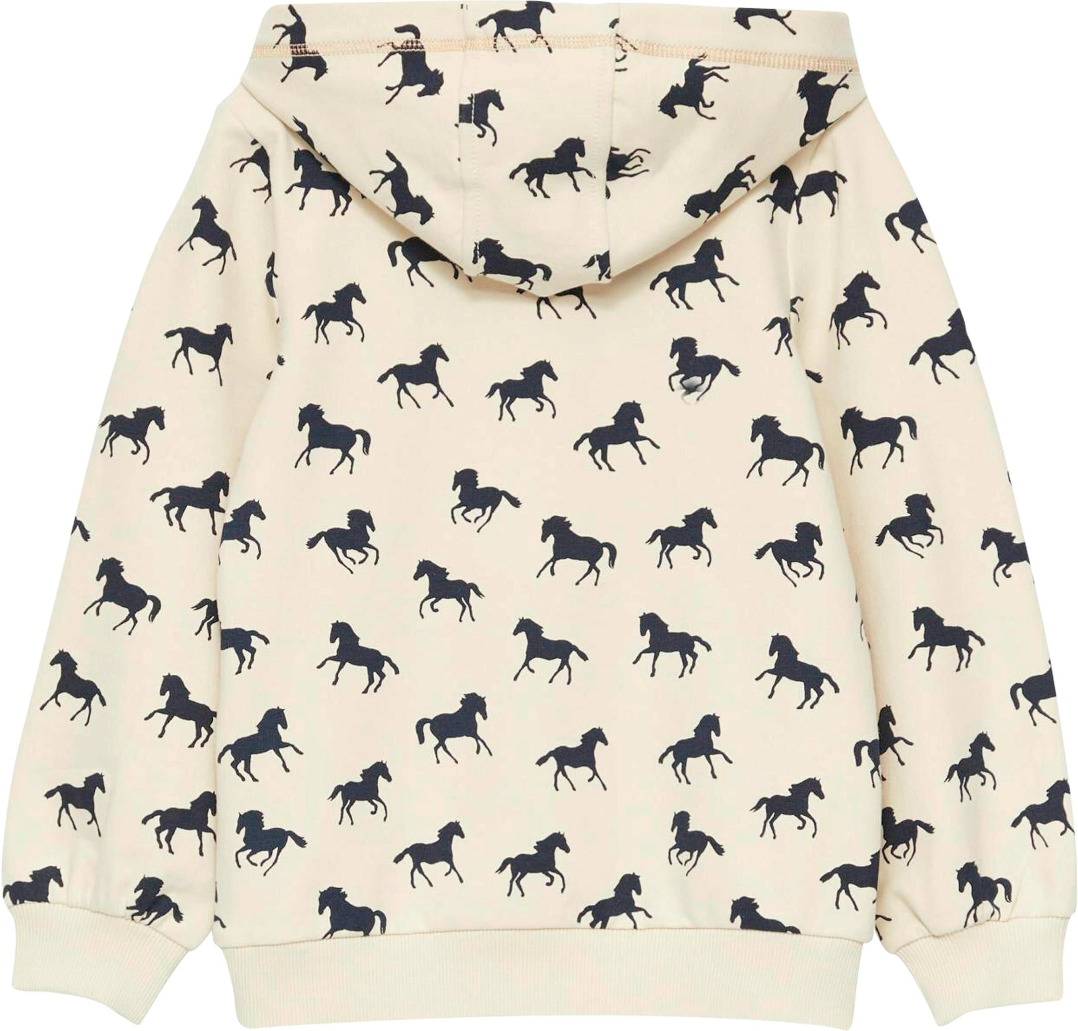 S.Oliver Sweatshirt mit Kapuze Pferde