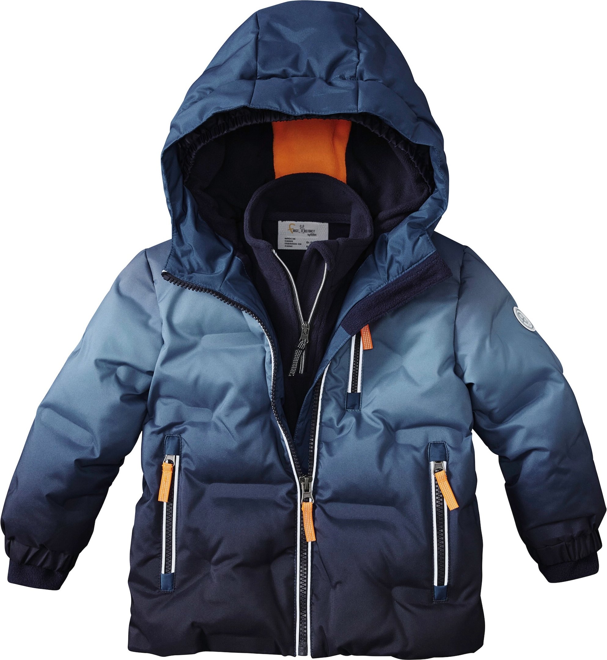 Killtec Steppjacke mit Kapuze Farbverlauf