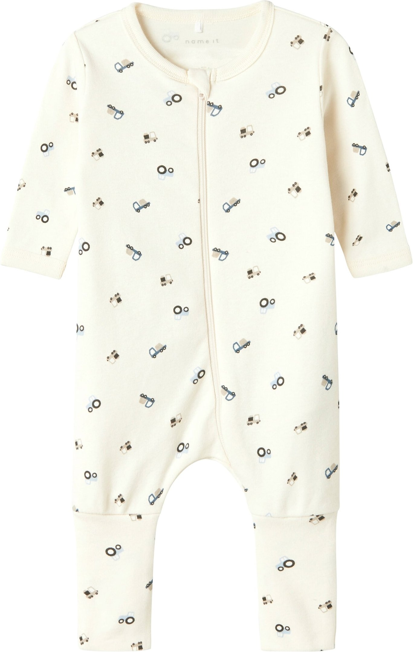 Thumbnail - Name It 2er-Pack Schlafoveralls mit Klappfuß Fahrzeuge