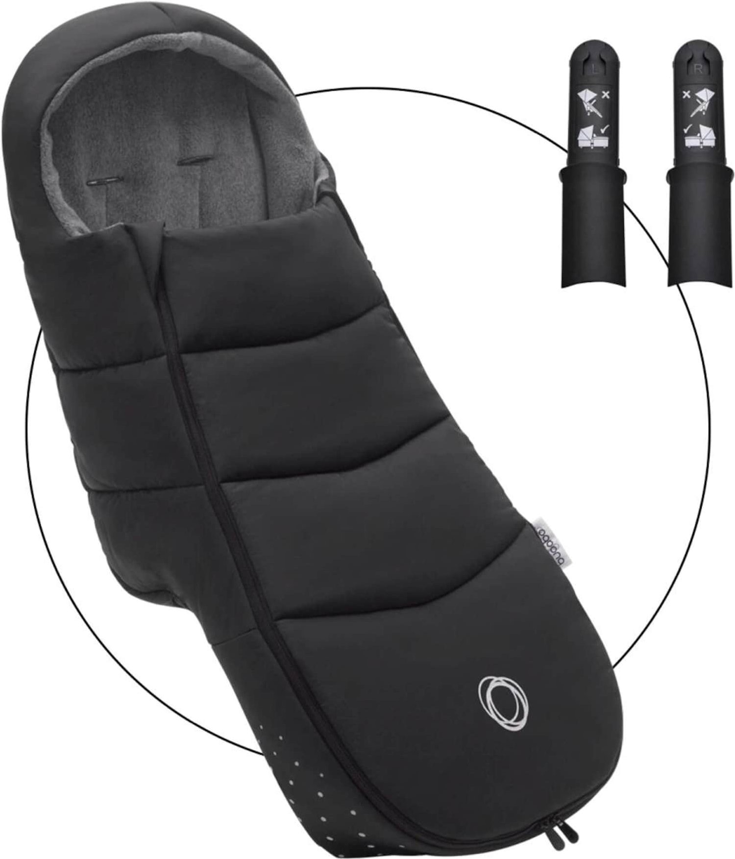 Bugaboo Fußsack inkl. Höhenadapter schwarz