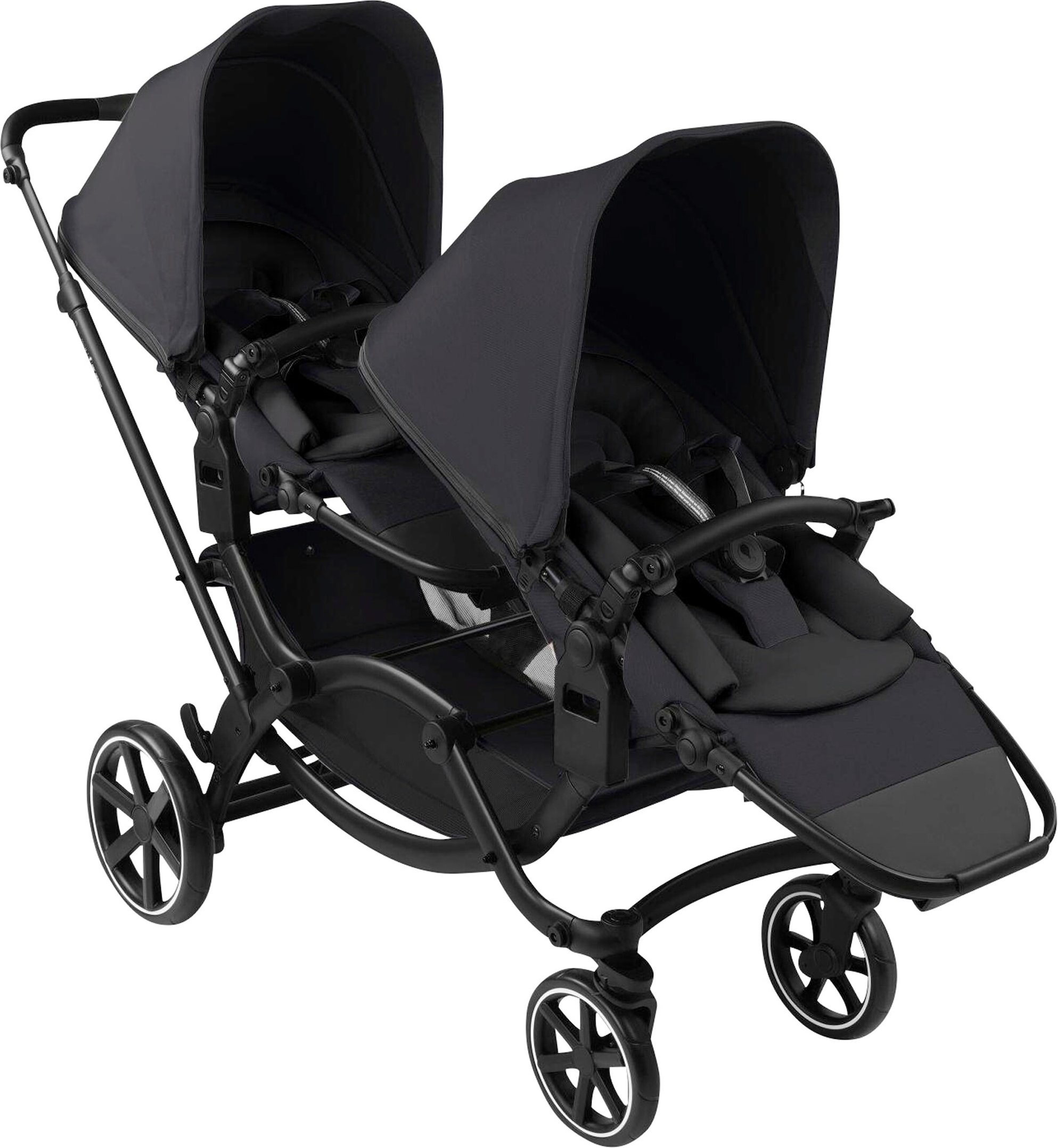 Abc Design Kinderwagen Zwillingswagen Zoom 2 schwarz
