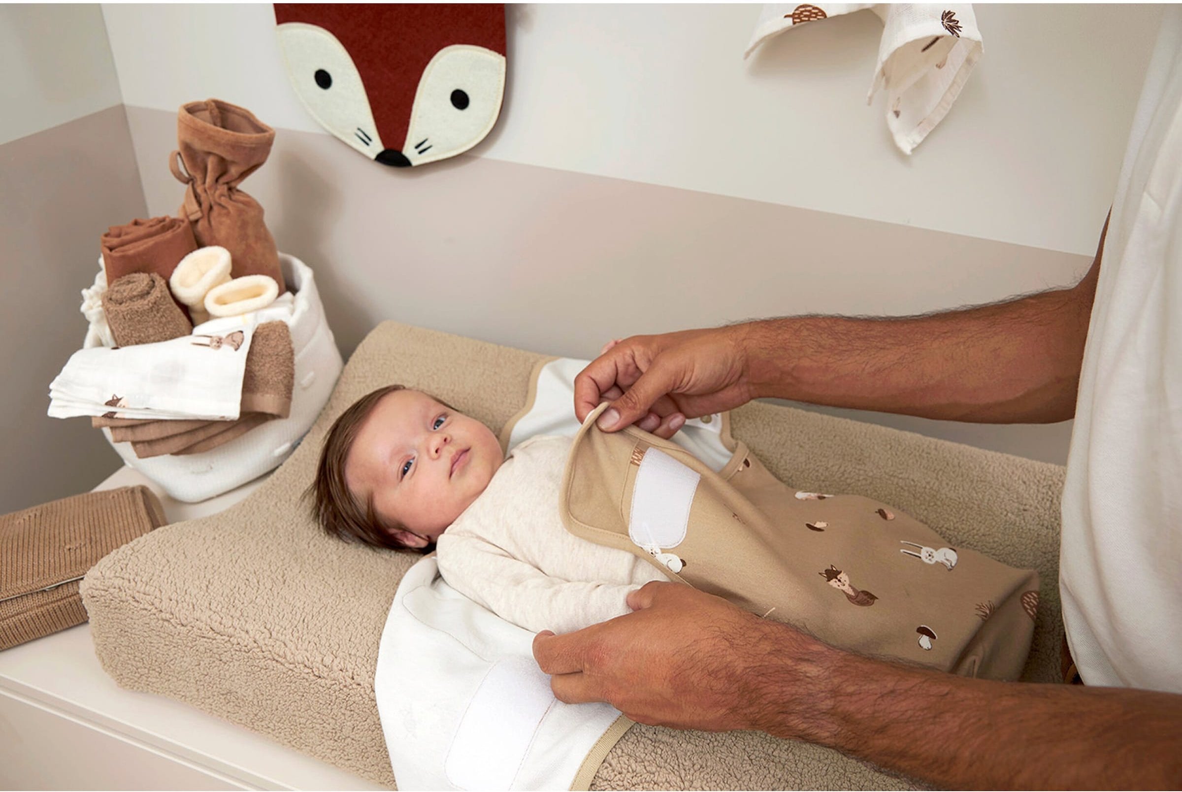 Meyco Baby Pucktuch SwaddleMeyco 1.0 TOG Größe S/M