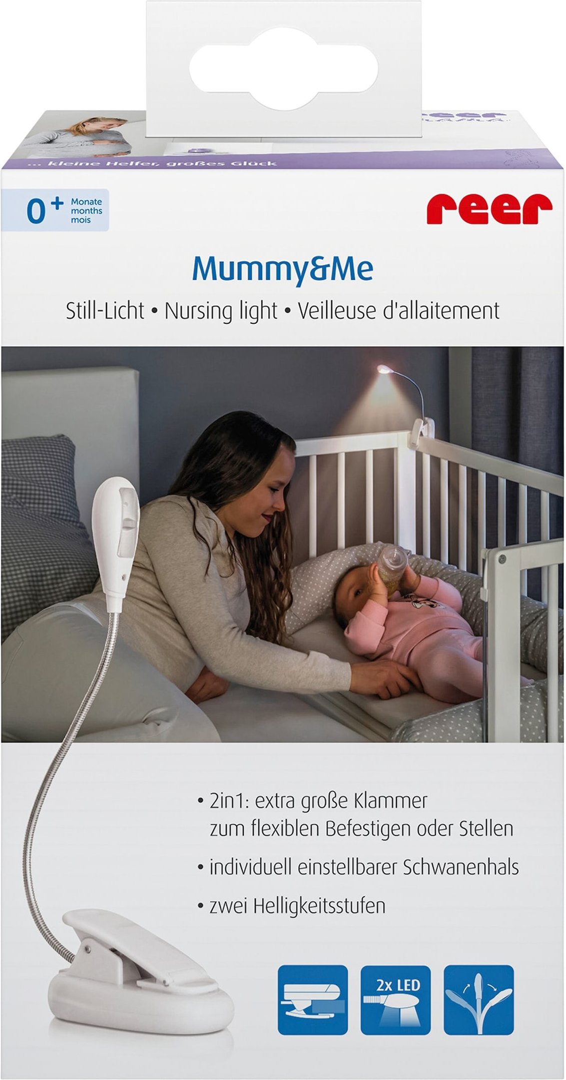 Reer LED-Stilllicht Mummy & Me