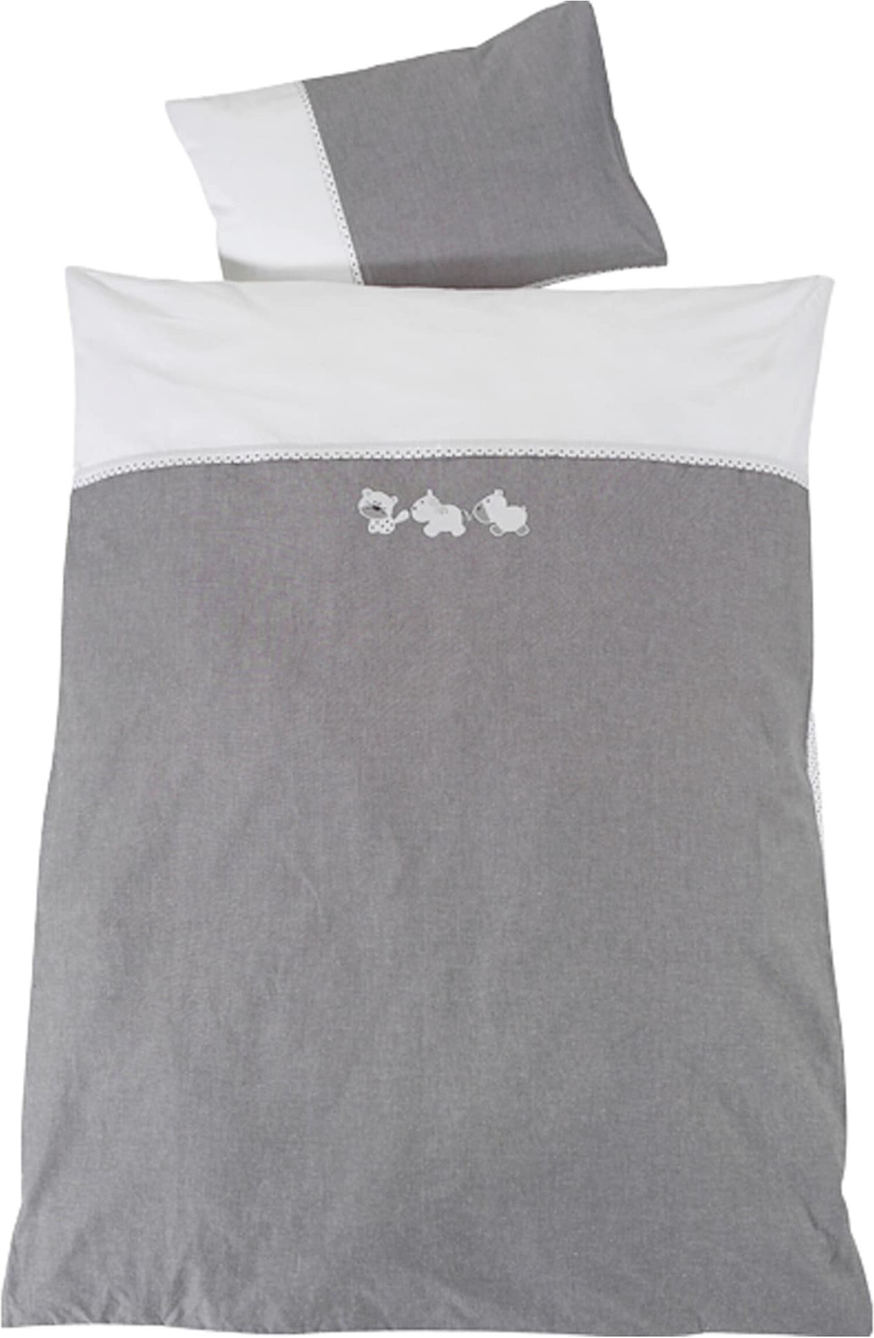 Schardt 4-tlg. Bettwäscheset Amigos 40x60 / 100x135 cm