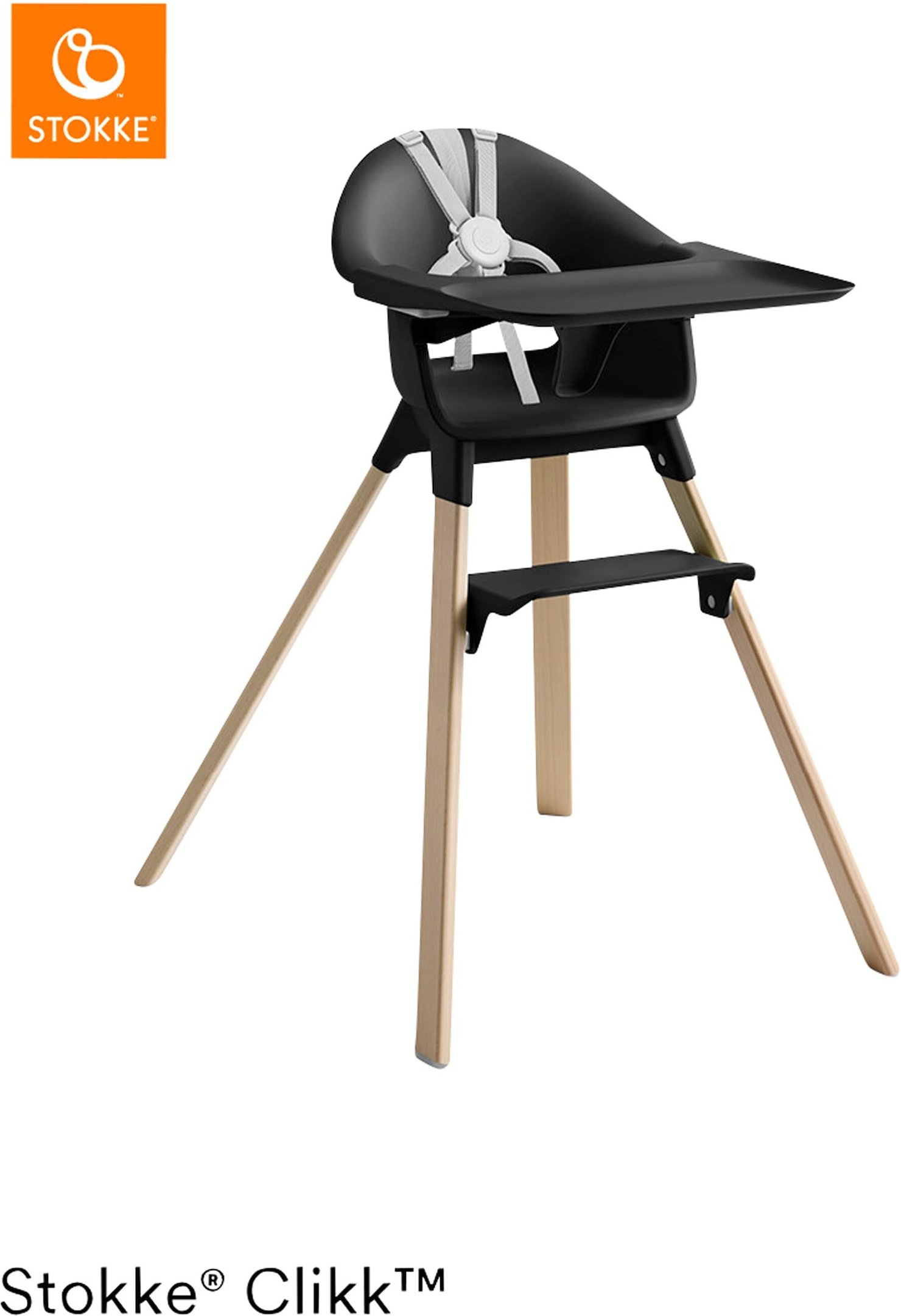 Thumbnail - Stokke® Clikk™ Hochstuhl Bundle inkl. Sitzkissen