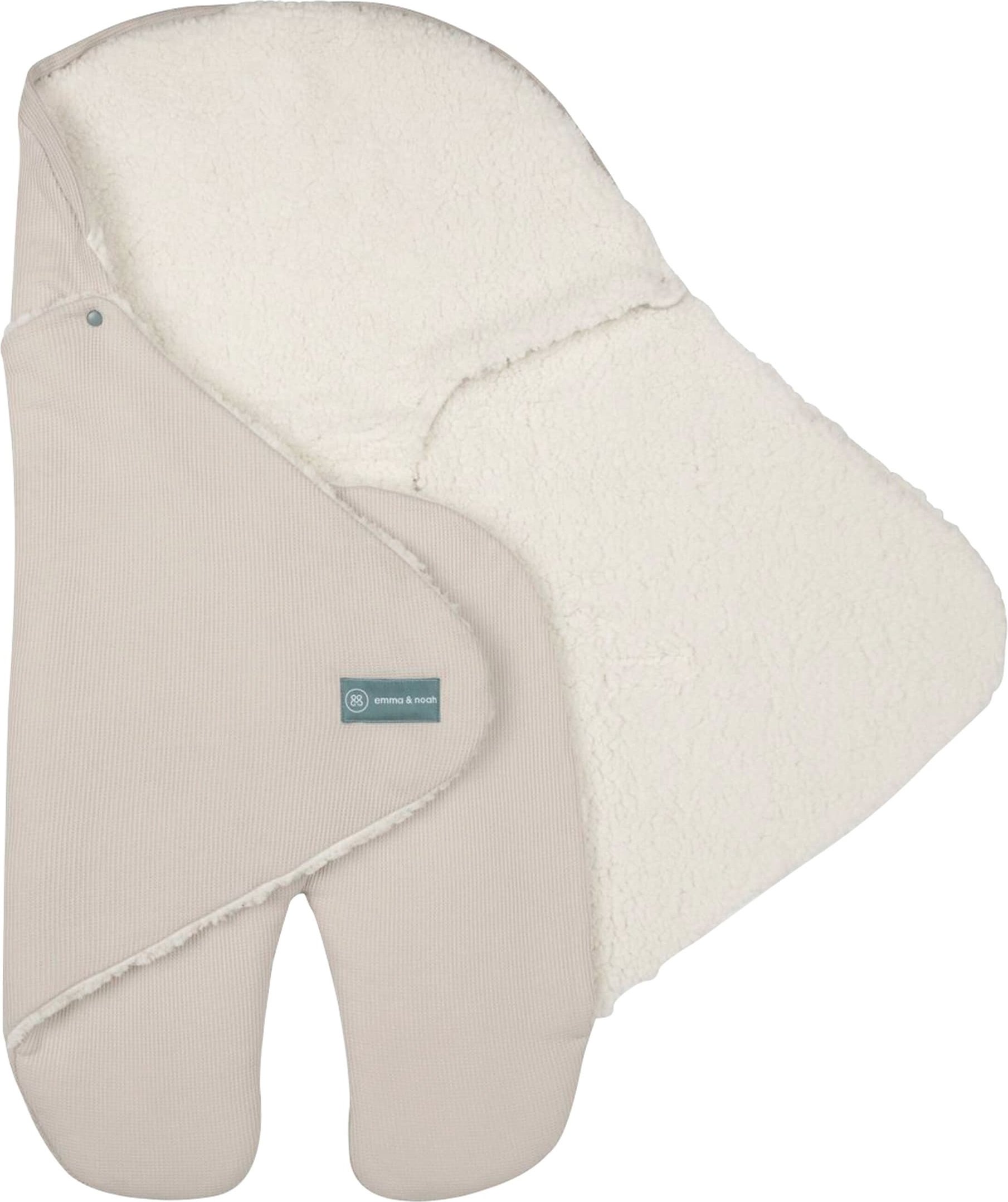 Emma & Noah Einschlagdecke mit Füßen beige