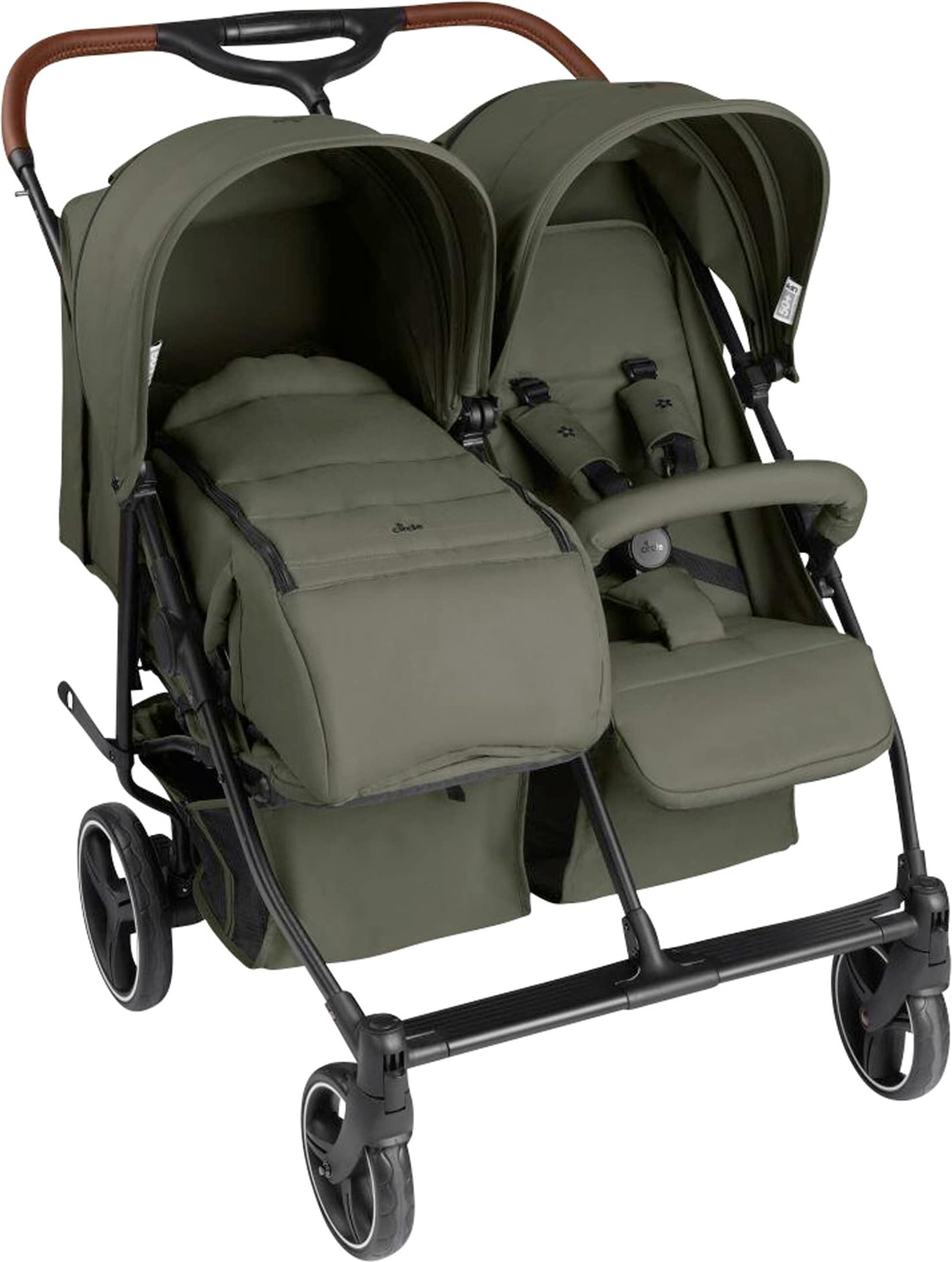 Circle Kinderwagen Geschwisterwagen D Two gruen