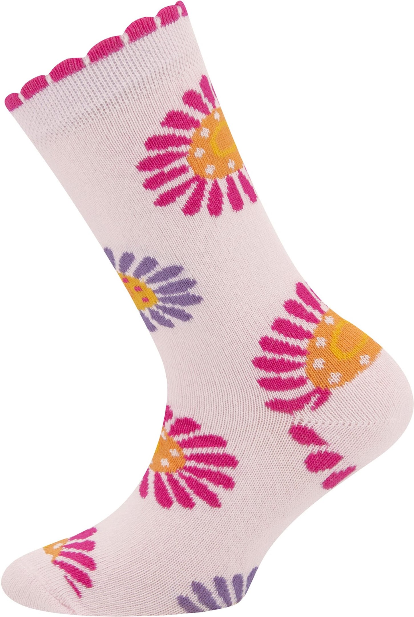 Ewers 2er-Pack Socken Blumen Ringel