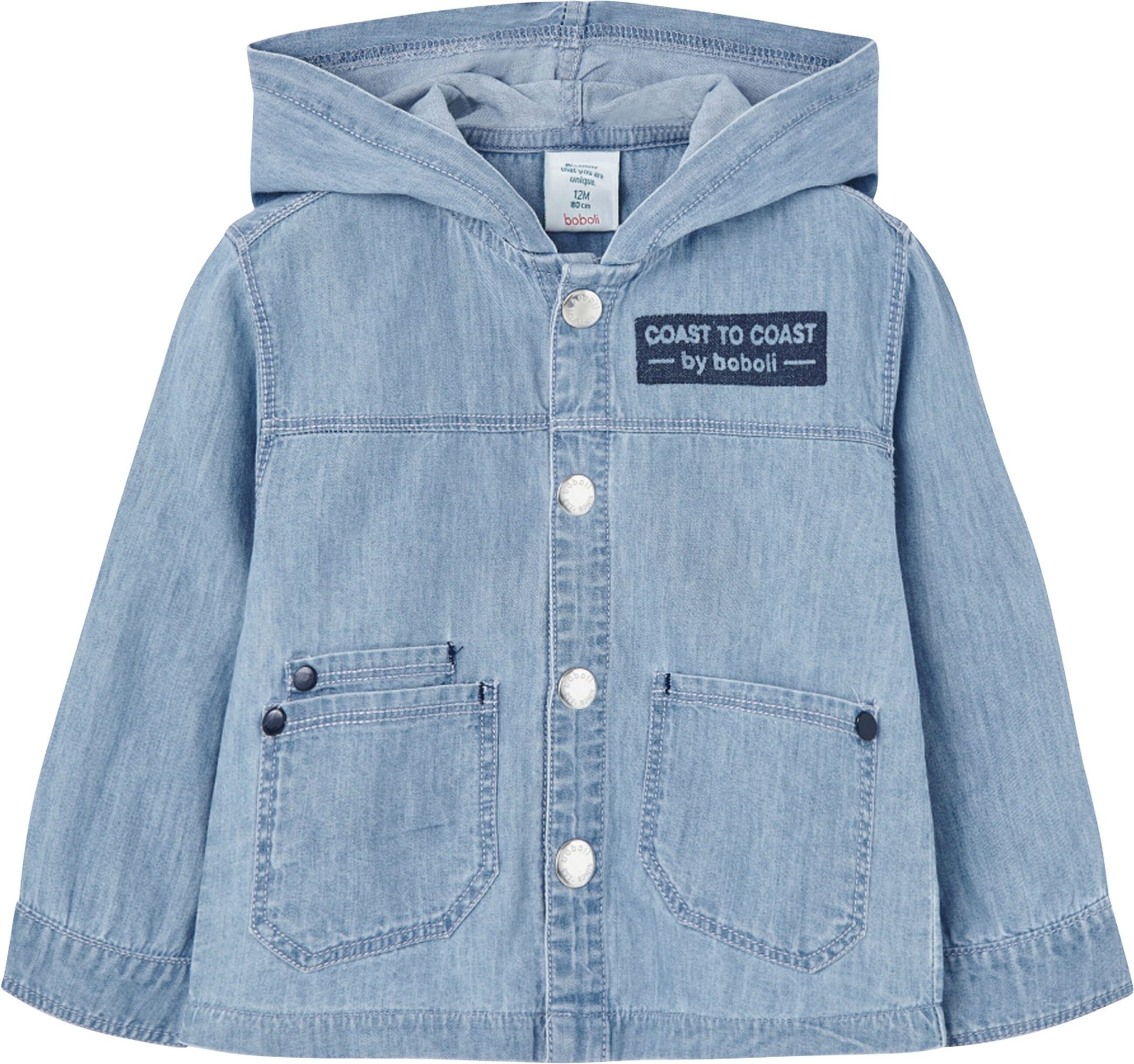 Boboli Jeans-Hemd mit Kapuze