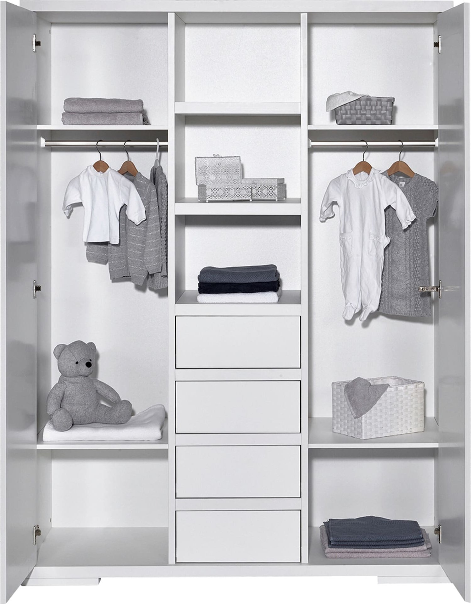 Schardt Kleiderschrank Maxx White 2-türig