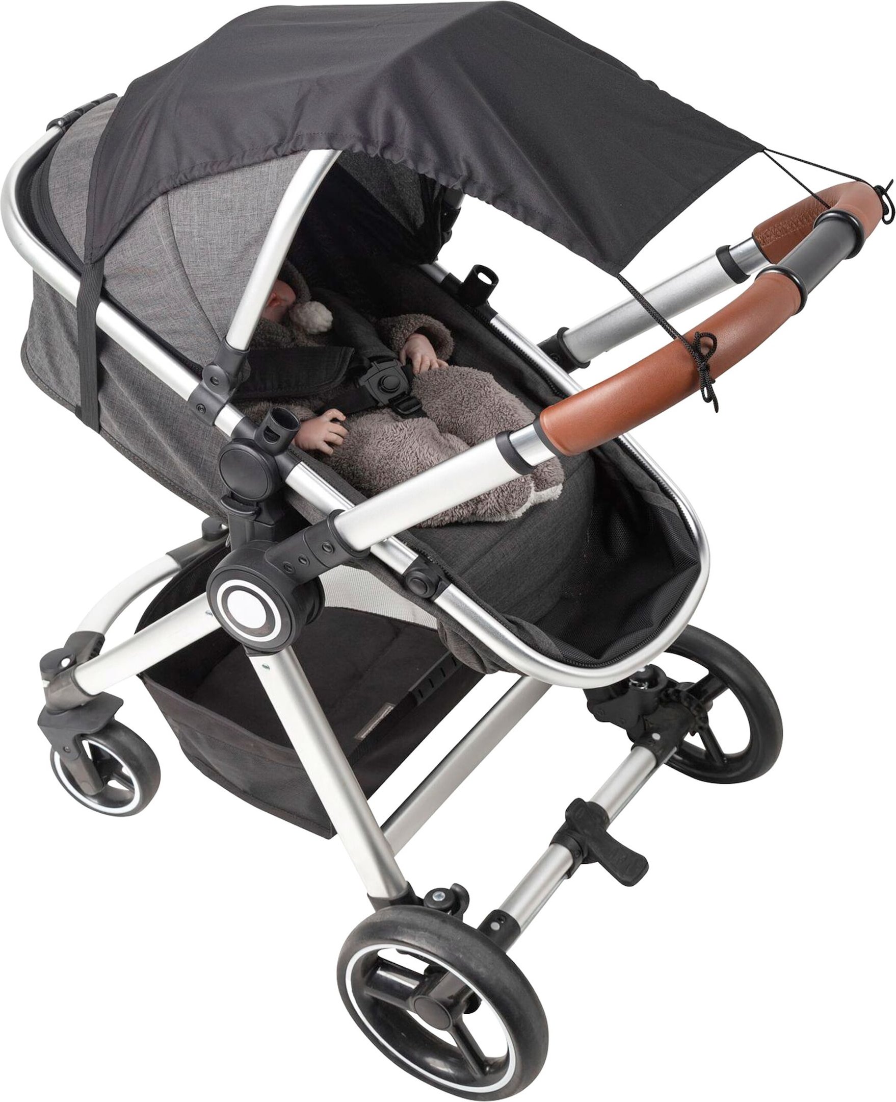 Babycab Universal Sonnenschutz für Kinderwagen schwarz