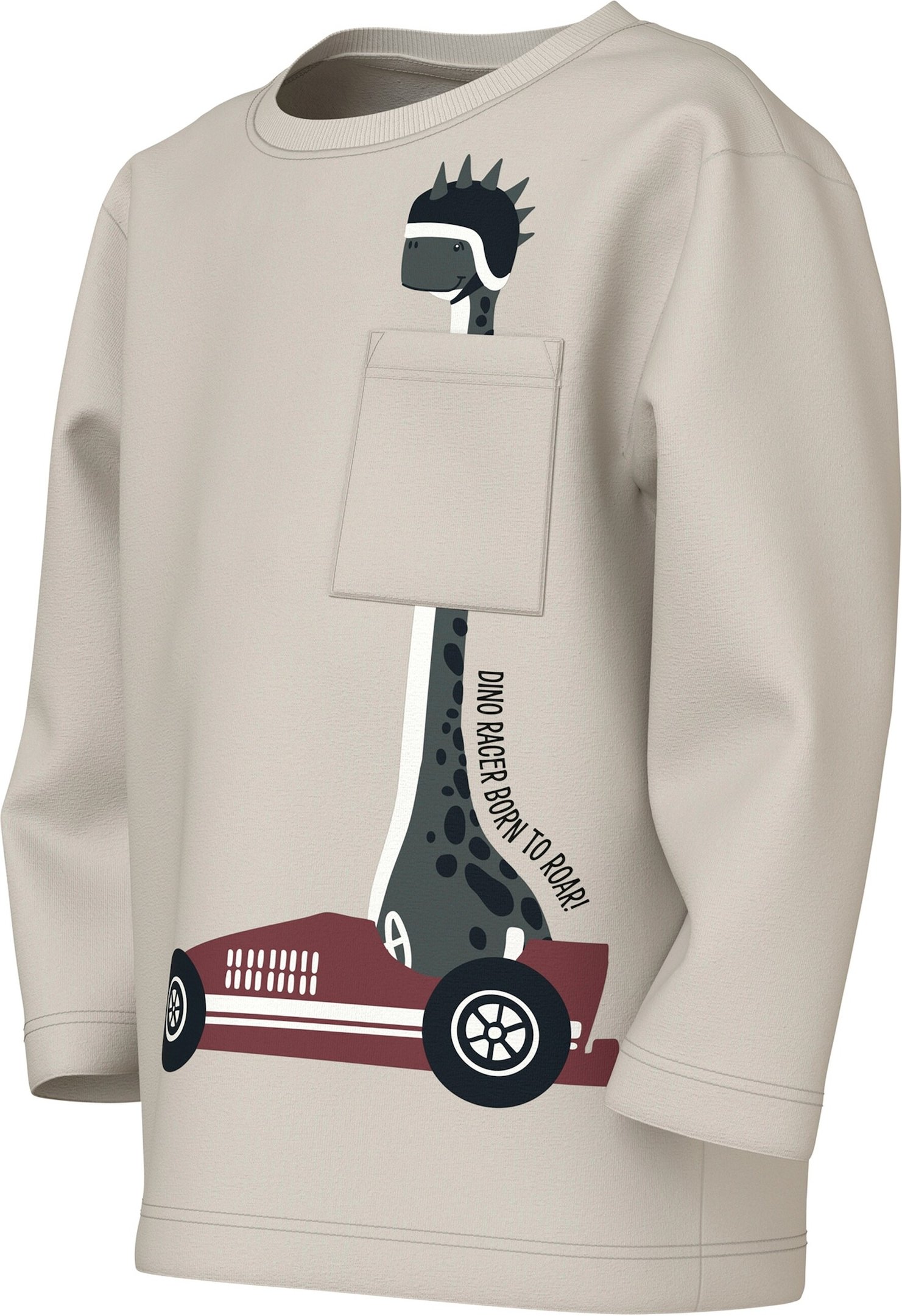 Name It Shirt langarm Dino Auto