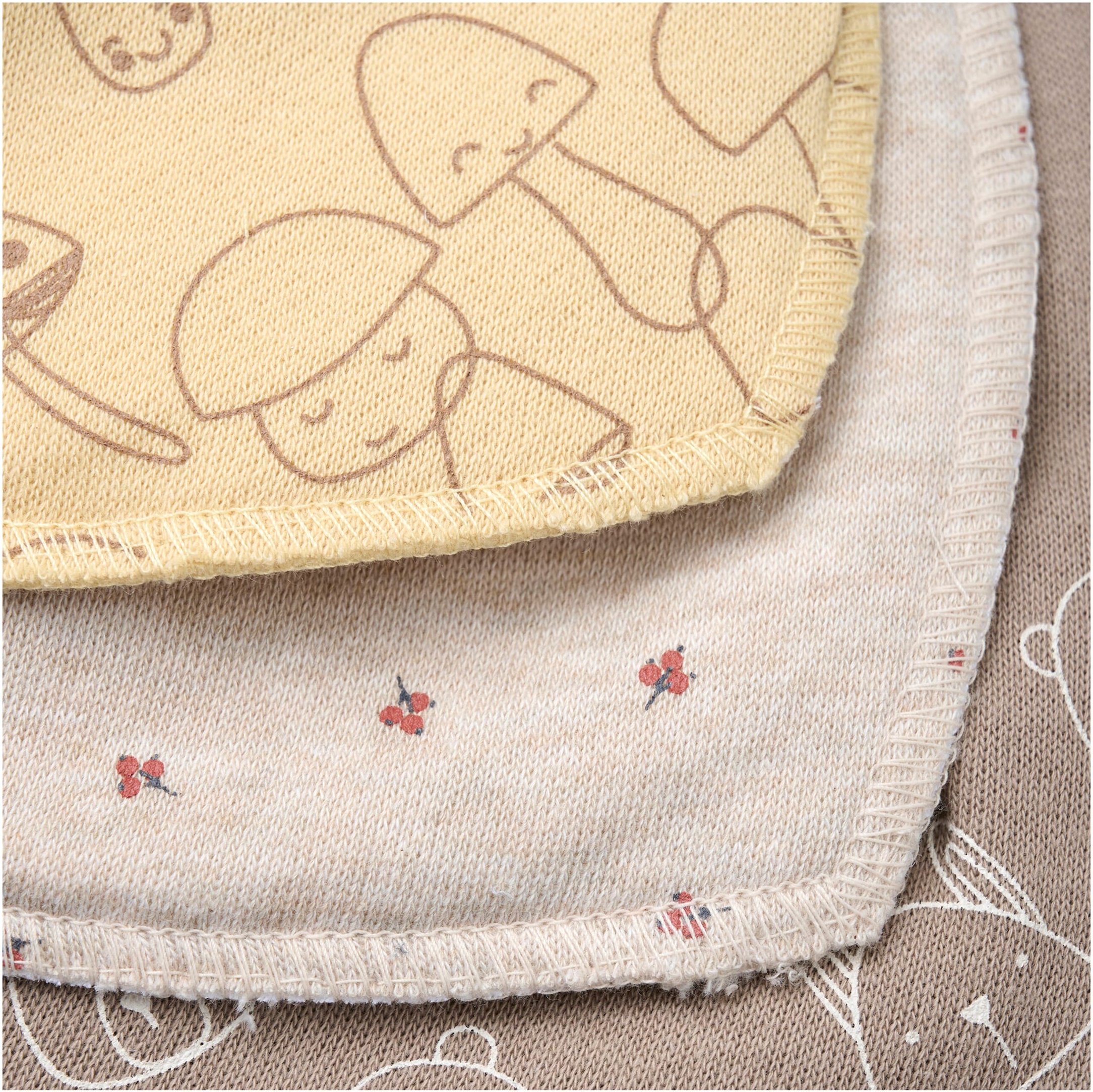 Pippi 3er-Pack Dreieckstücher Waldtiere Pilze