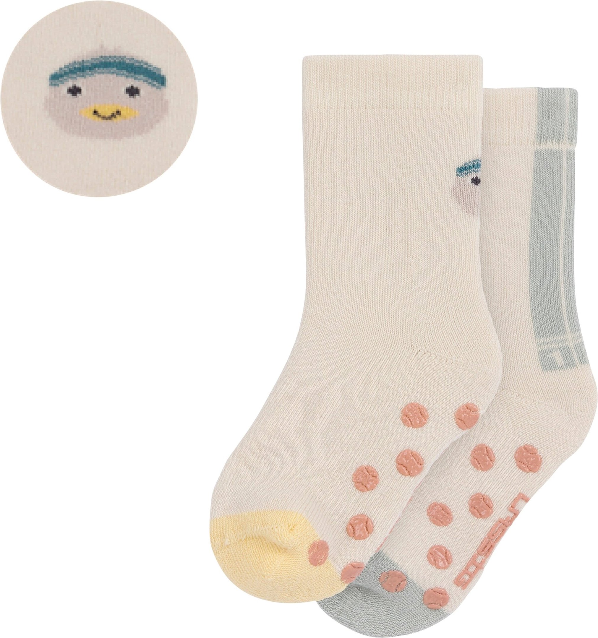Lässig 2er-Pack ABS Socken Ente Streifen