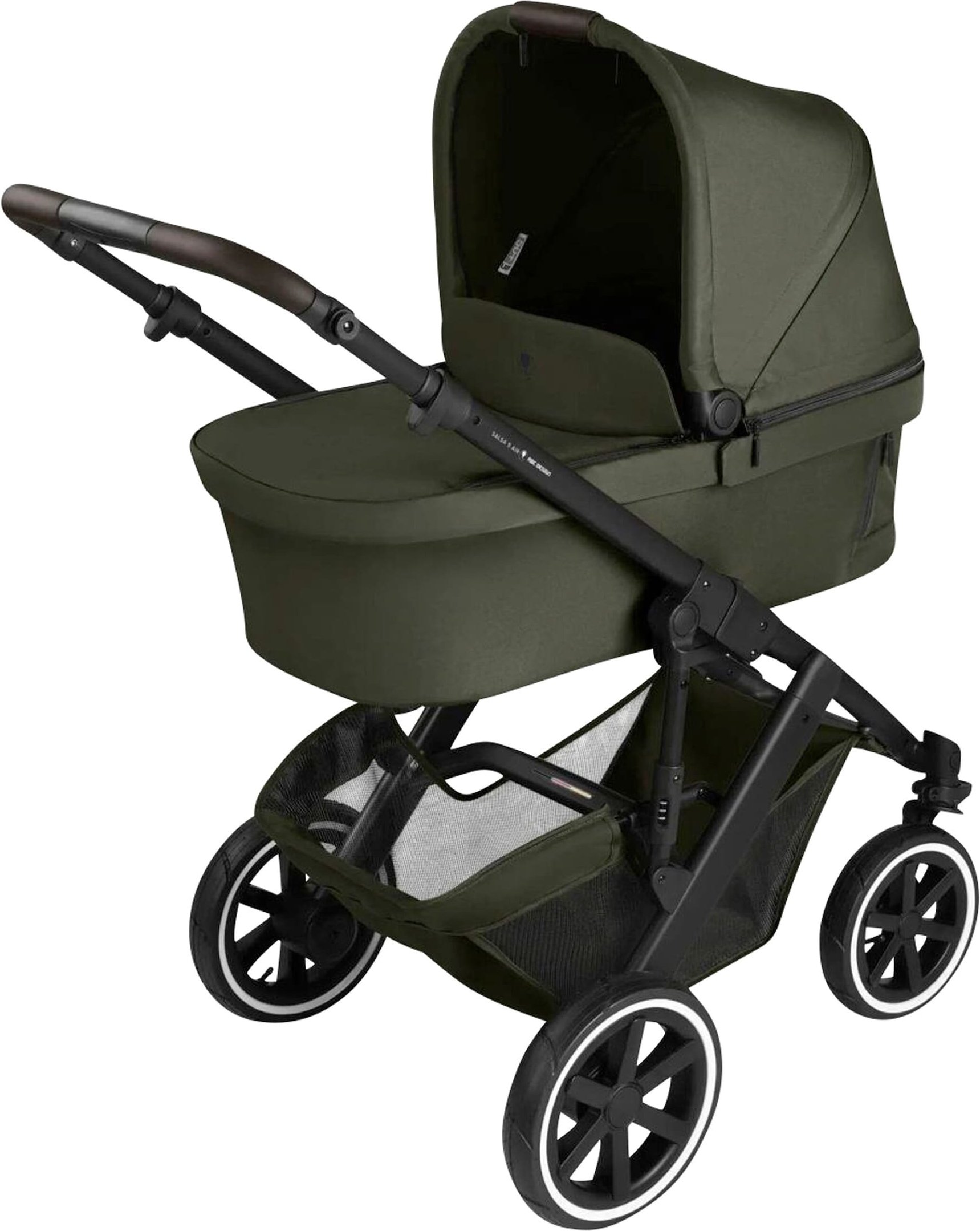 Abc Design Kombikinderwagen Salsa 5 Air inkl. Babyschale Pebble 360 Pro 2 oliv