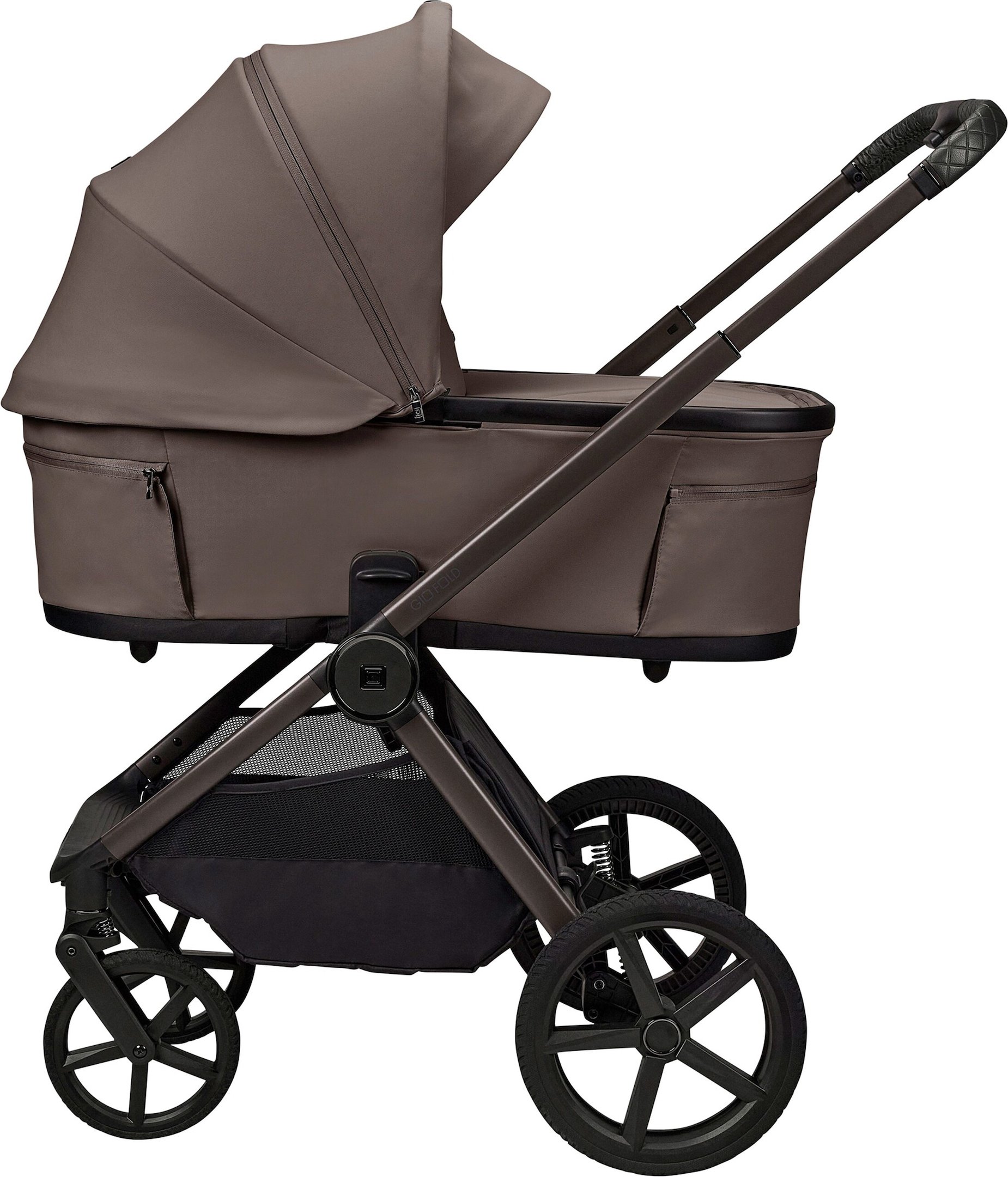 Moon Diamond Kombikinderwagen GIO FOLD grau