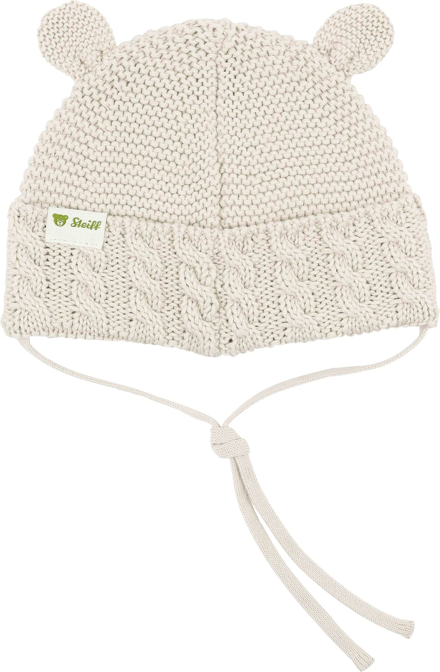 Steiff Strickmütze mit Ohren Bär