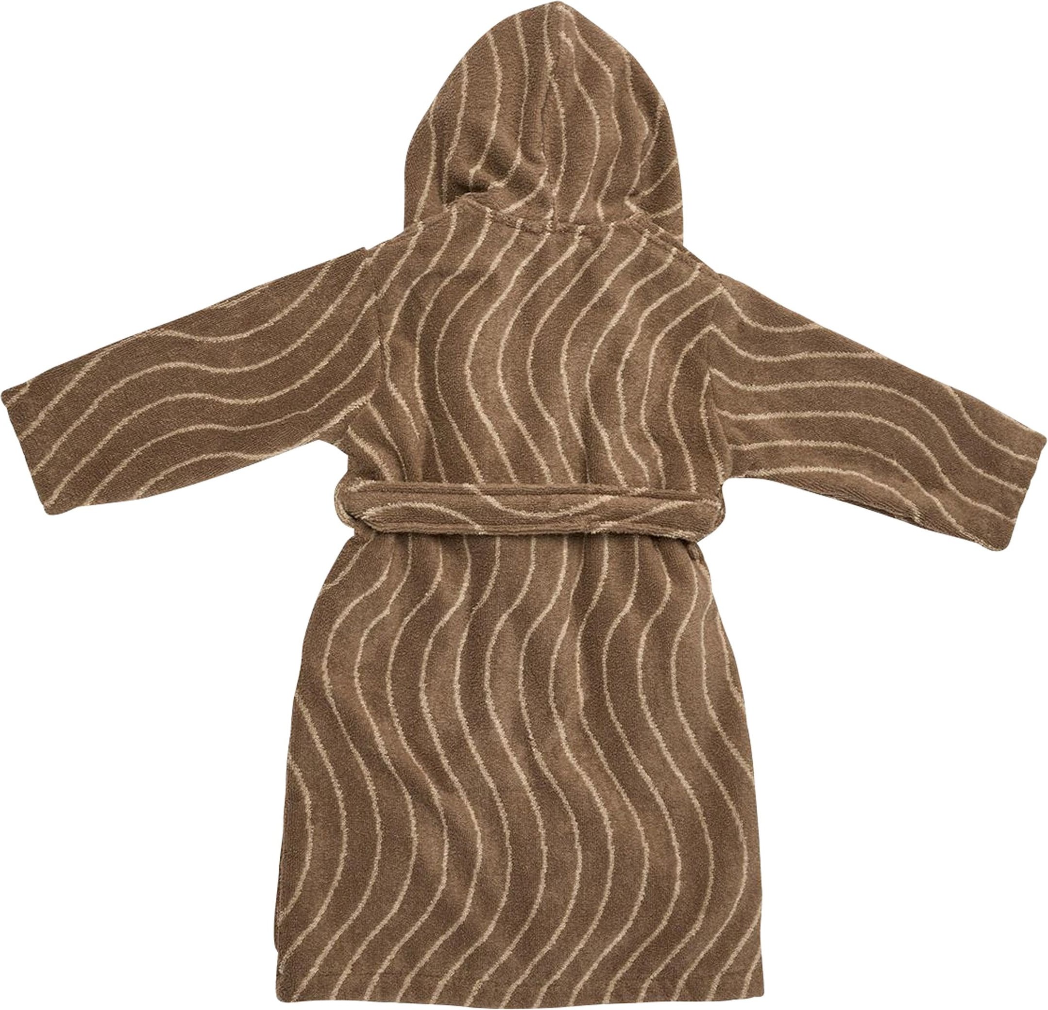 Thumbnail - Leander Bademantel Woodland braun 110