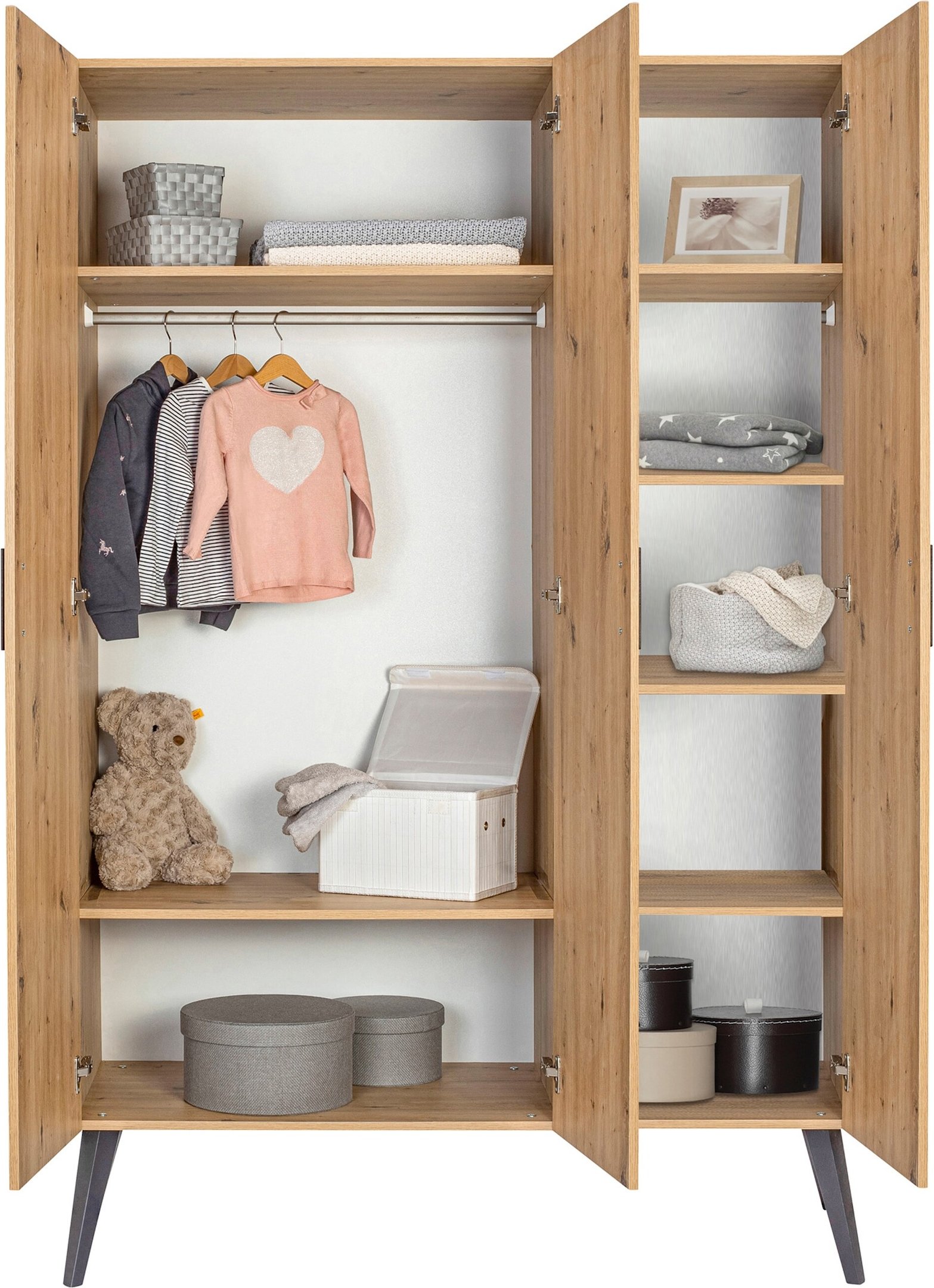 Schardt Kleiderschrank Morris Oak 3-türig