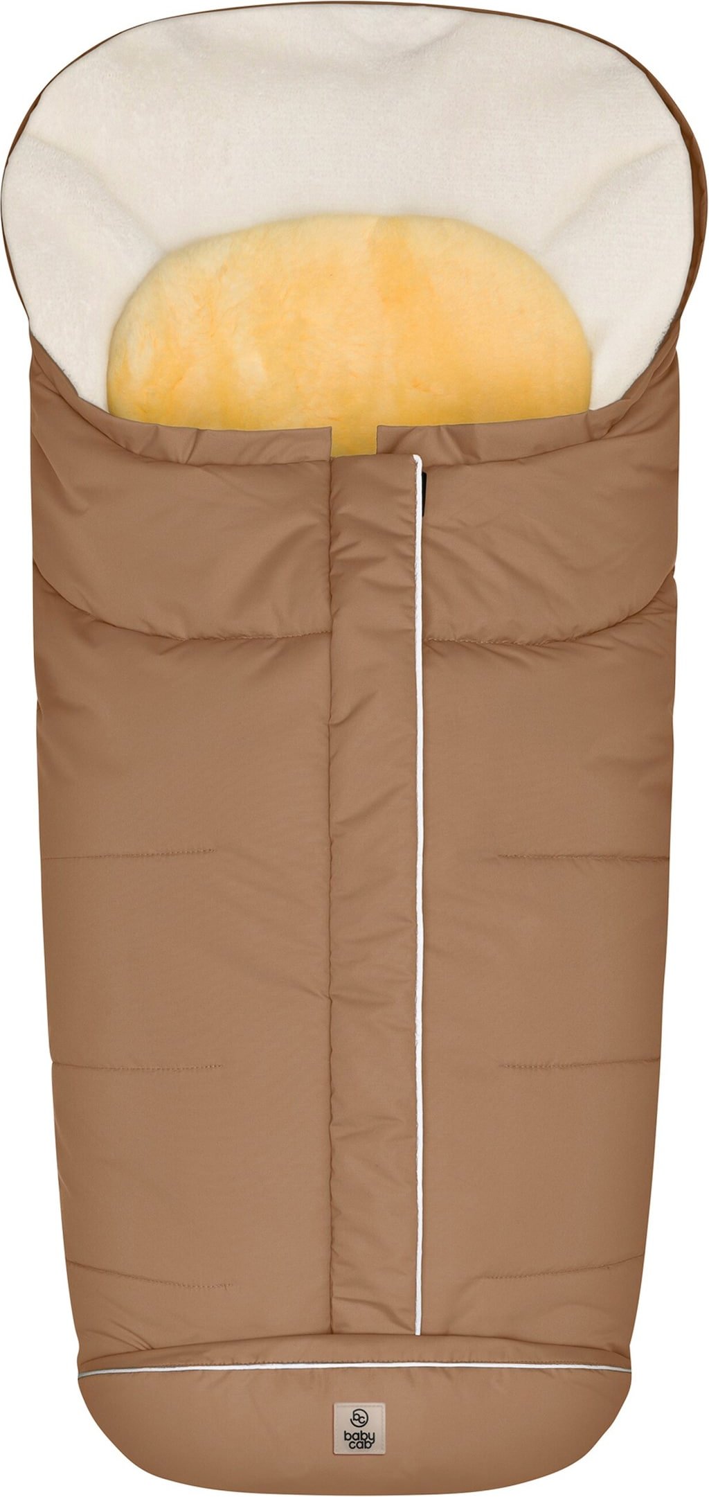 Babycab Lammfell-Fußsack Inari für Kinderwagen, Buggy braun