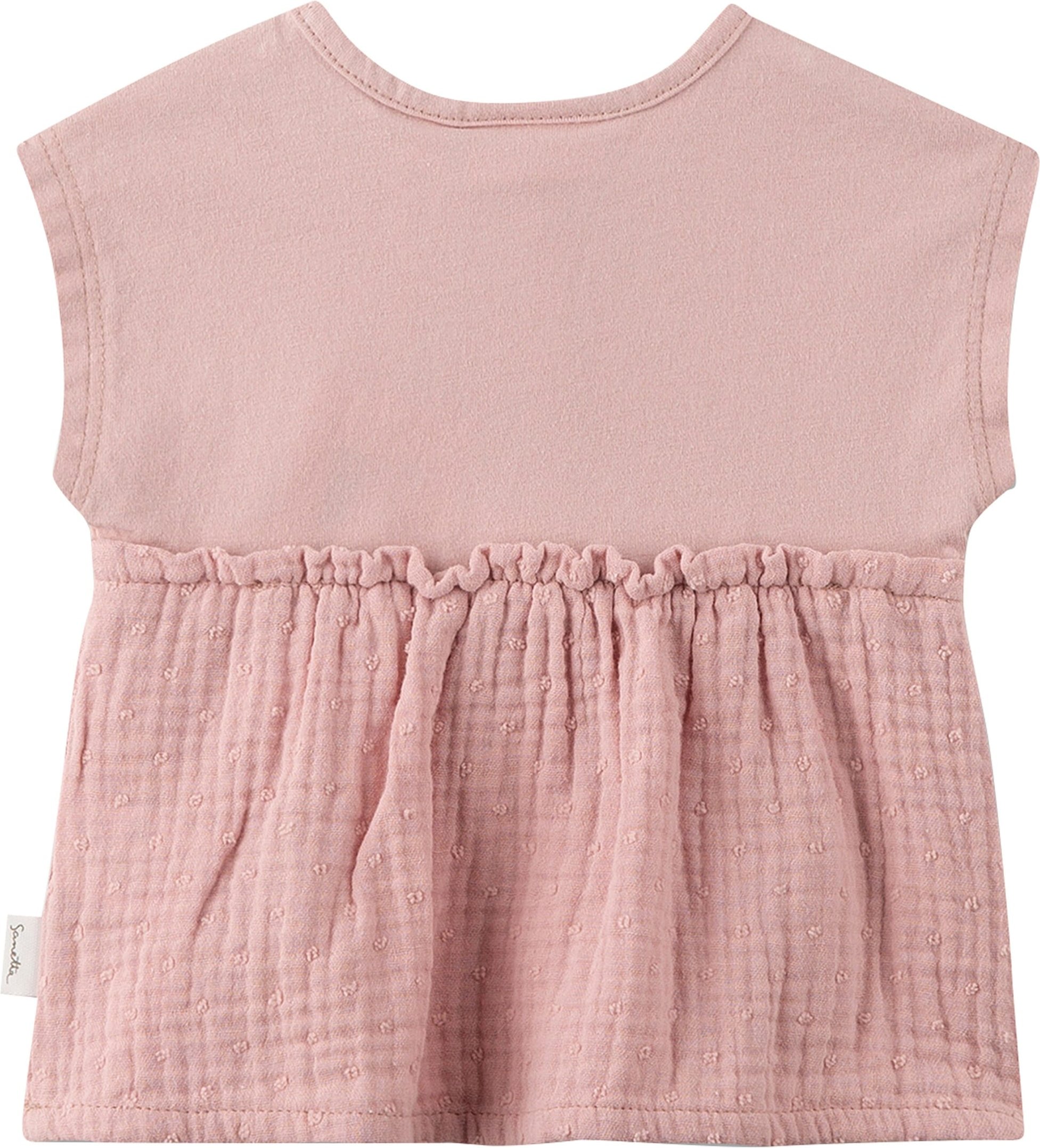 Sanetta Pure Pure Musselin-T-Shirt ohne Arm